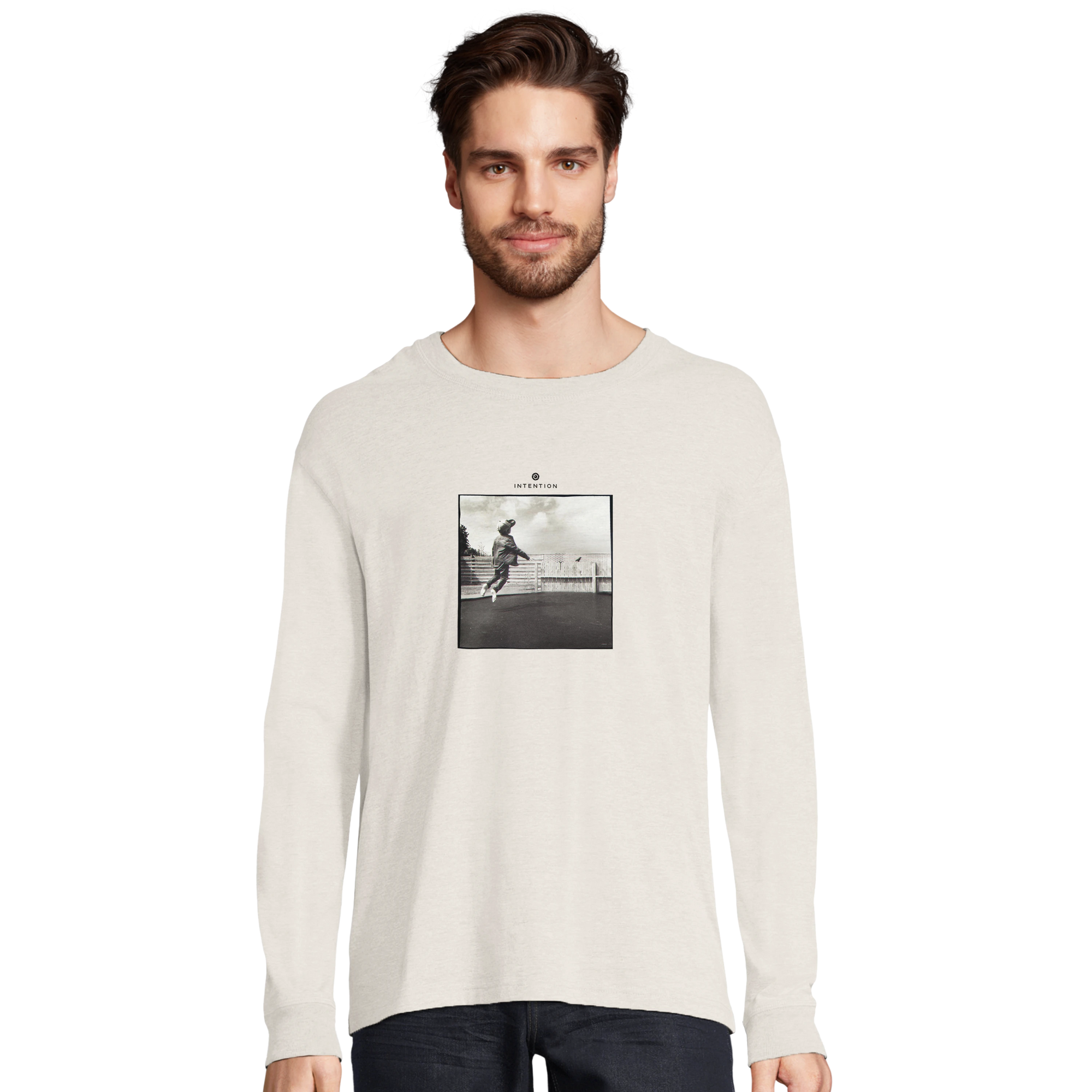 Transcendence - "Ready to Fly" Long sleeve Off White 3