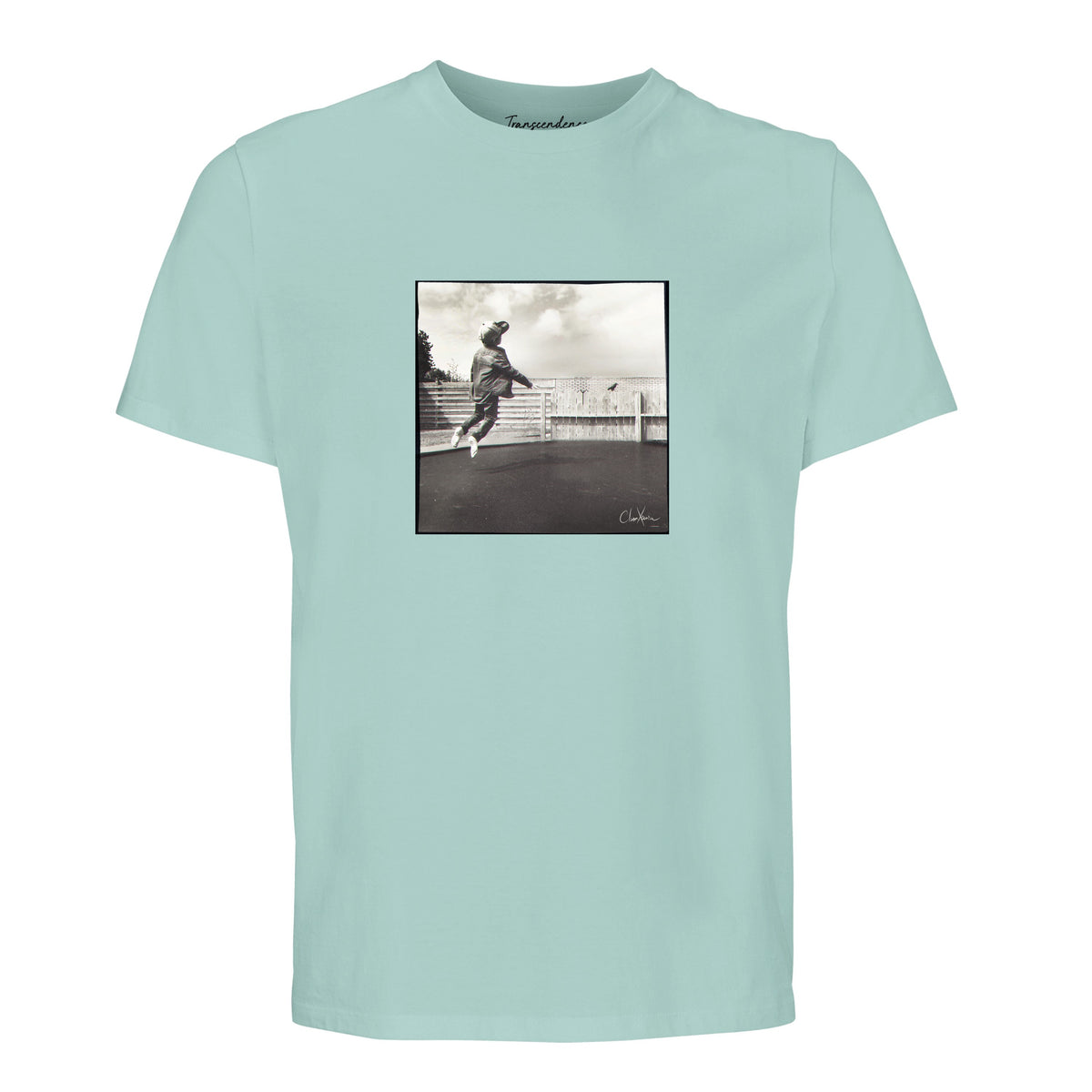Transcendence - "Ready to Fly" T-shirt arctic blue 1