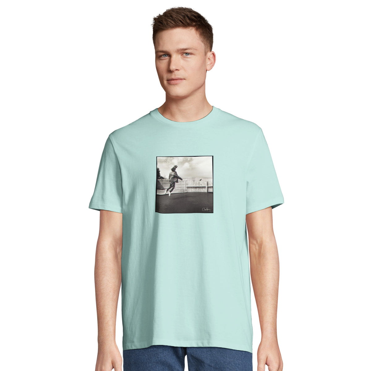 Transcendence - "Ready to Fly" T-shirt arctic blue 4