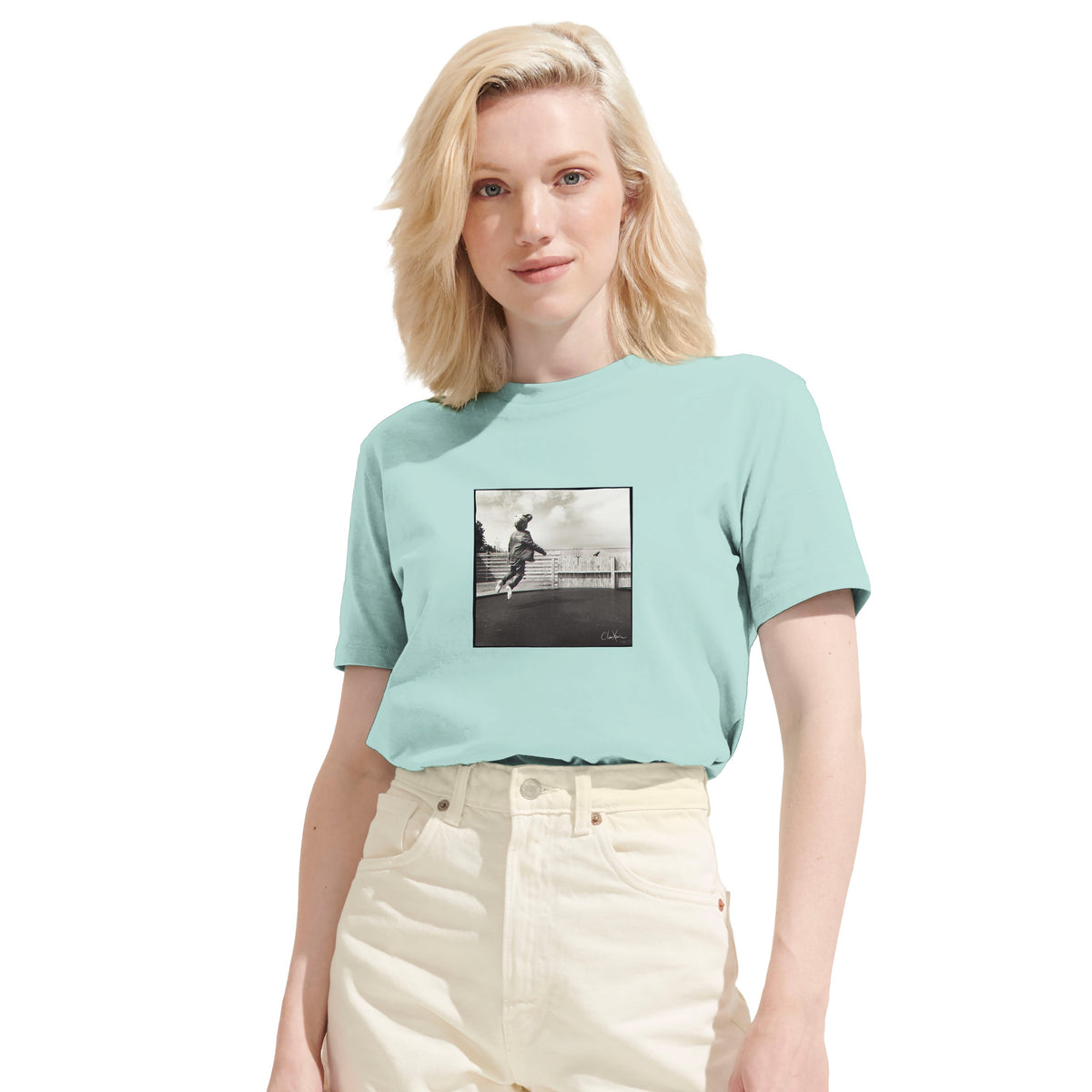 Transcendence - "Ready to Fly" T-shirt arctic blue 6