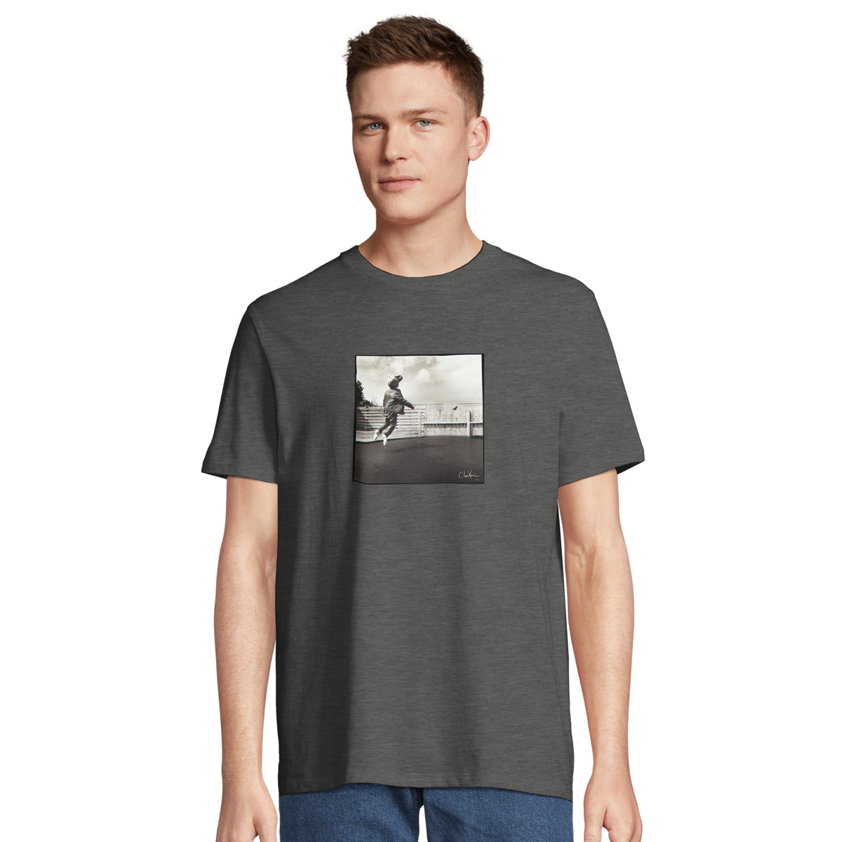 Transcendence - "Ready to Fly" T-shirt Grey Melange 4