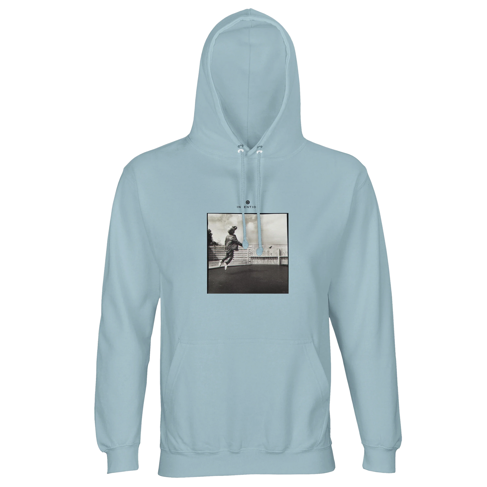 Transcendence - "Ready to Fly" Hoodie creamy blue 1