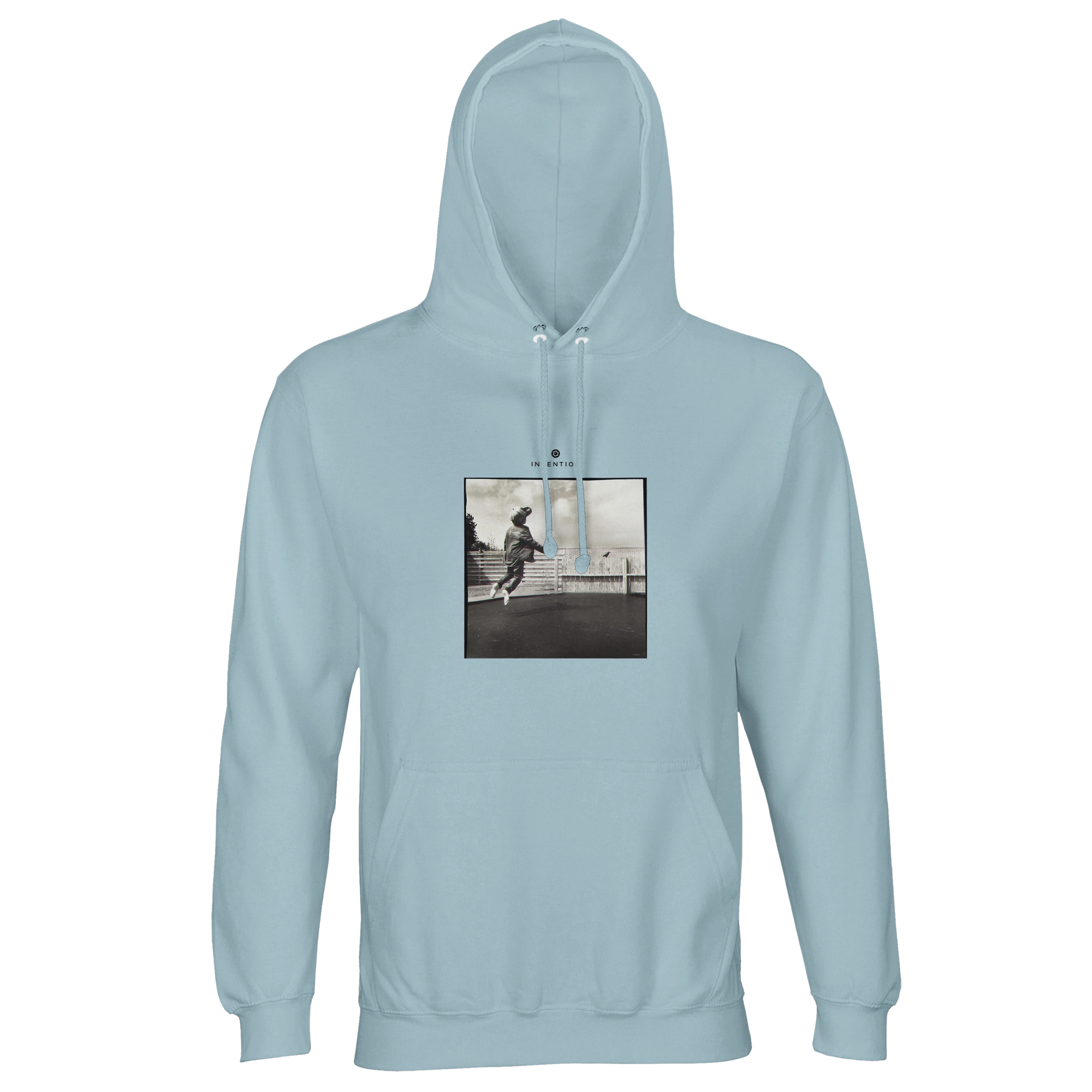 Transcendence - "Ready to Fly" Hoodie creamy blue 1