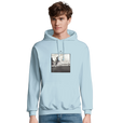 Transcendence - "Ready to Fly" Hoodie creamy blue 3