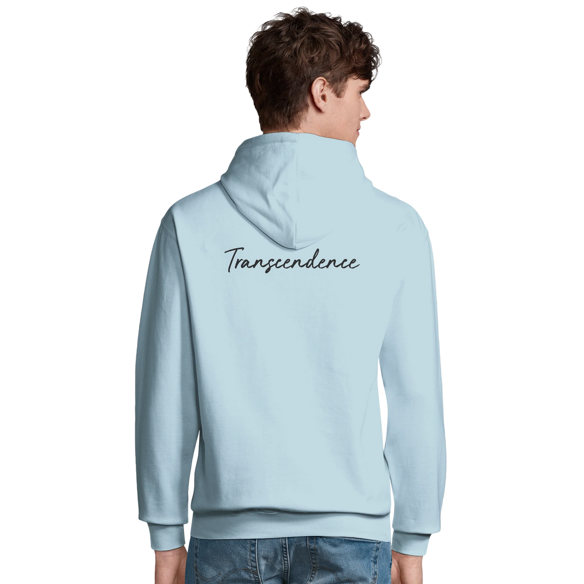 Transcendence - "Ready to Fly" Hoodie creamy blue 4