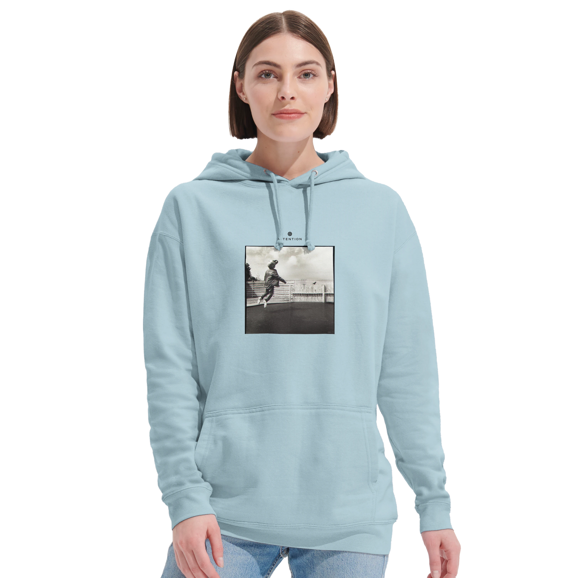 Transcendence - "Ready to Fly" Hoodie creamy blue 5