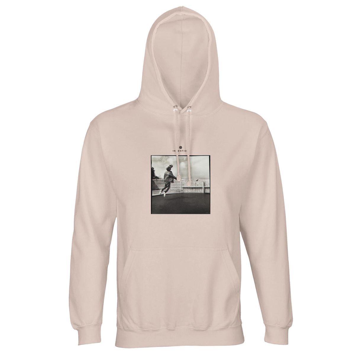 Transcendence - "Ready to Fly" Hoodie creamy pink 1