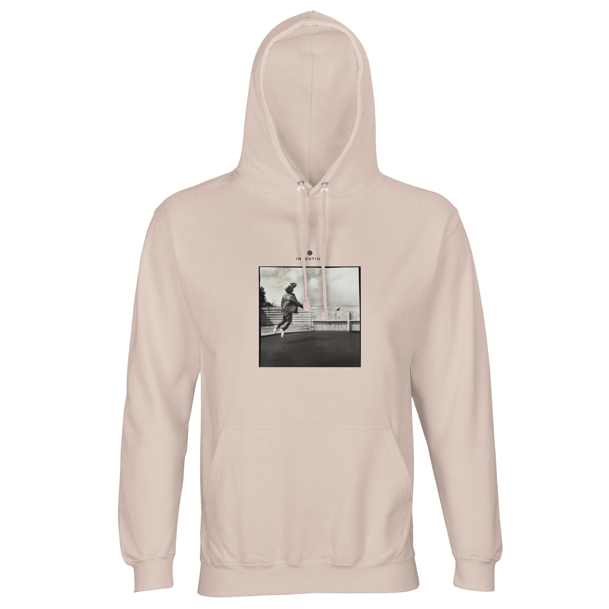 Transcendence - "Ready to Fly" Hoodie creamy pink 1