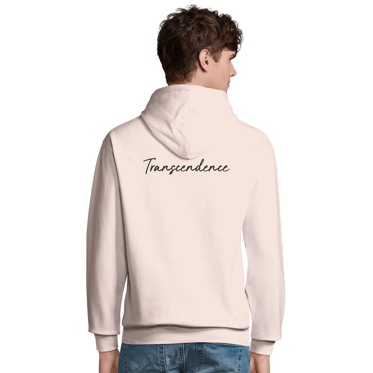 Transcendence - "Ready to Fly" Hoodie creamy pink 4