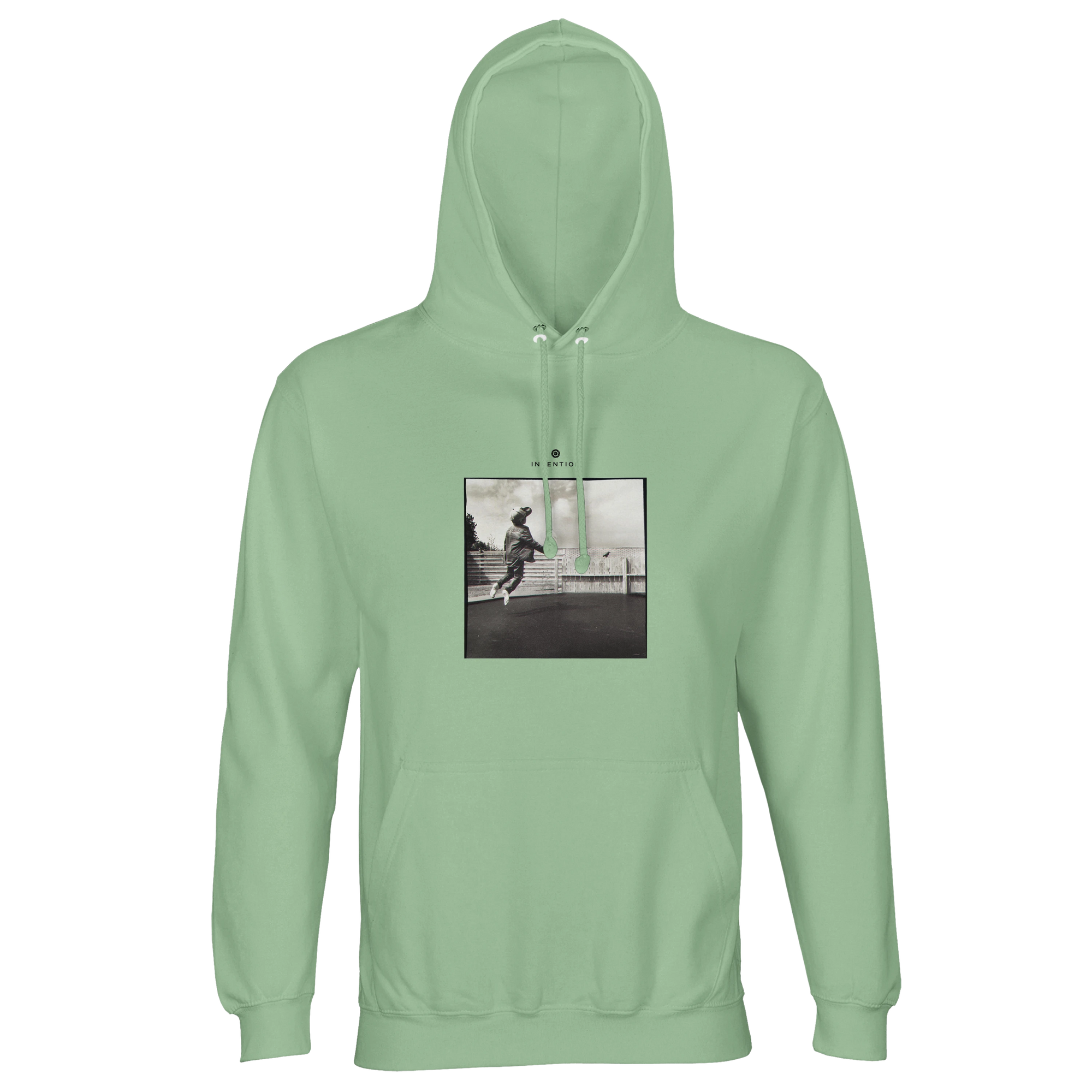 Transcendence - "Ready to Fly" Hoodie frozen green 1