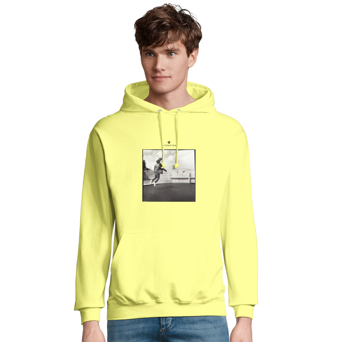 Transcendence - "Ready to Fly" Hoodie Light Yellow 3