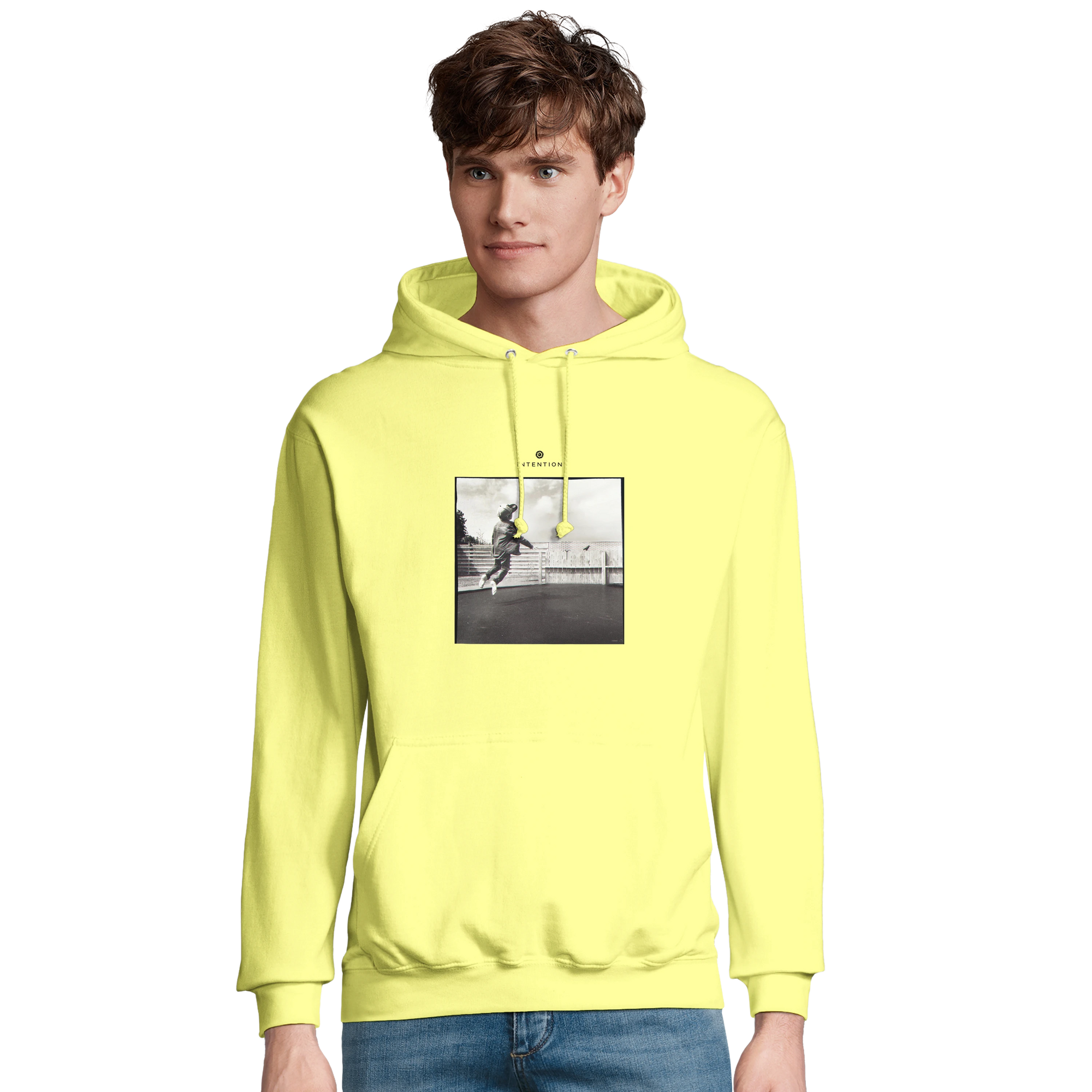 Transcendence - "Ready to Fly" Hoodie Light Yellow 3