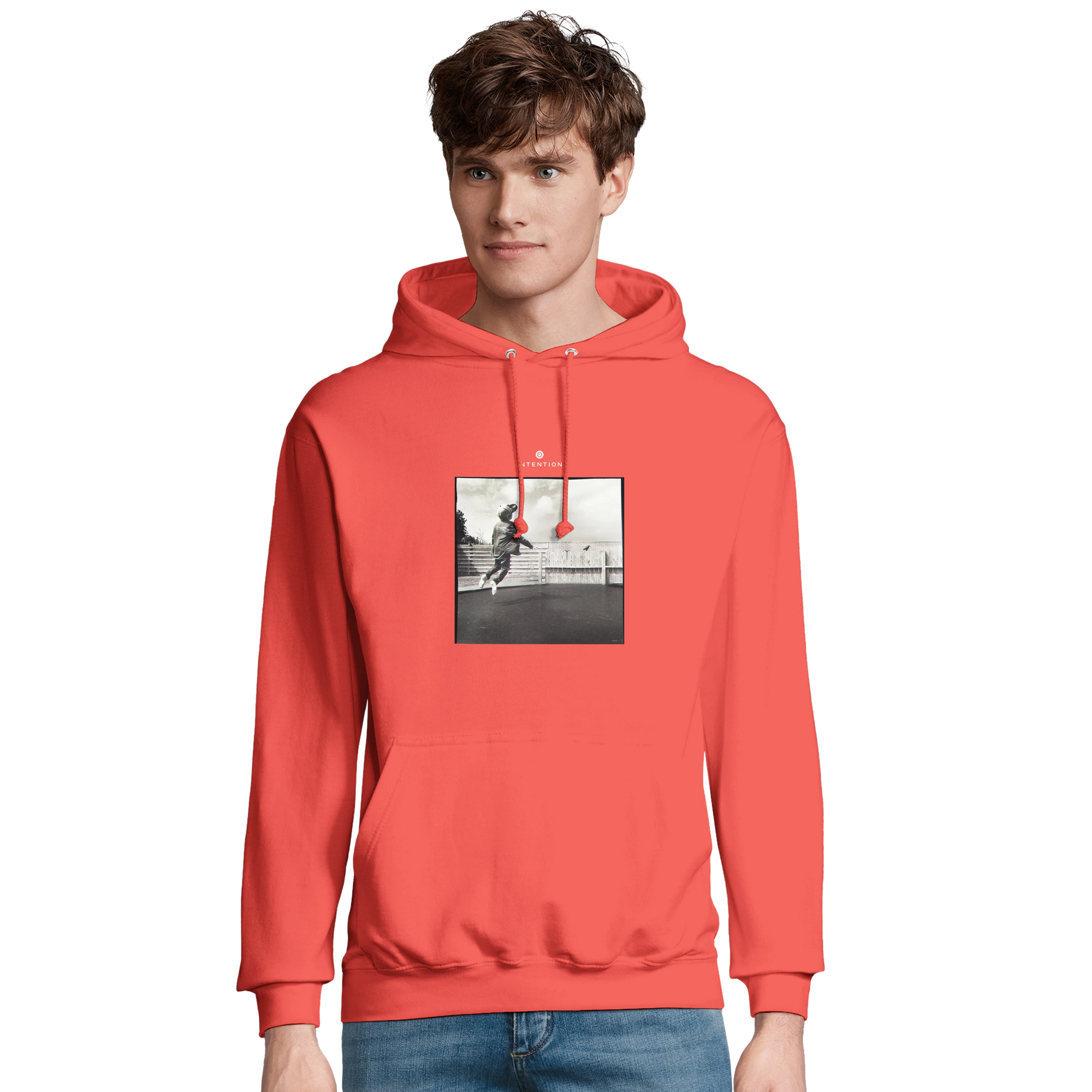 Transcendence - "Ready to Fly" Hoodie pop orange 3