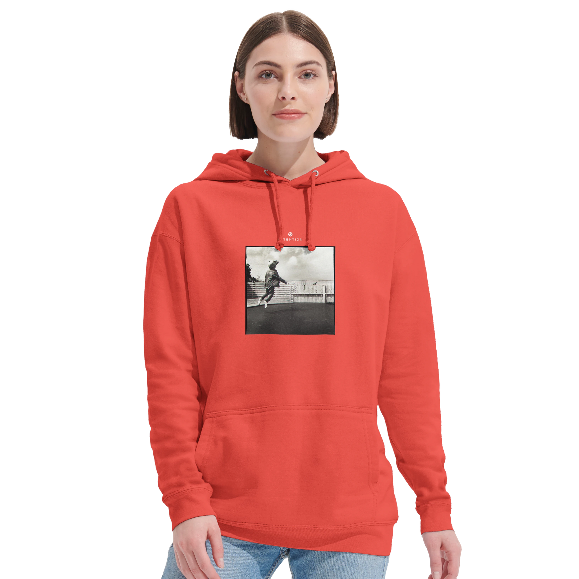 Transcendence - "Ready to Fly" Hoodie pop orange 5