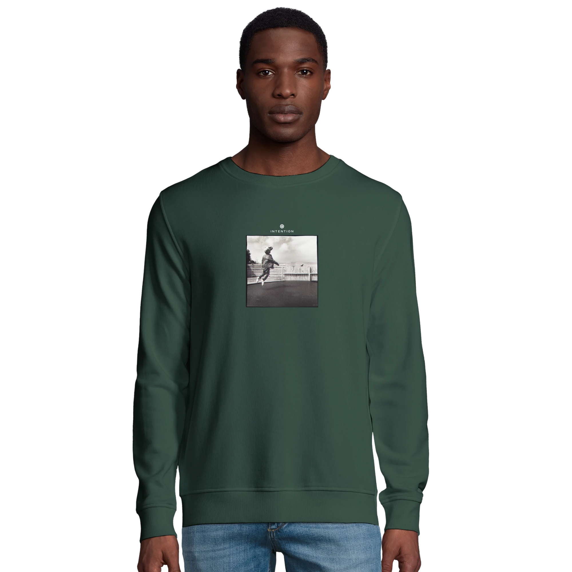 Transcendence - "Ready to Fly" Sweatshirt Bottle Green XS 36