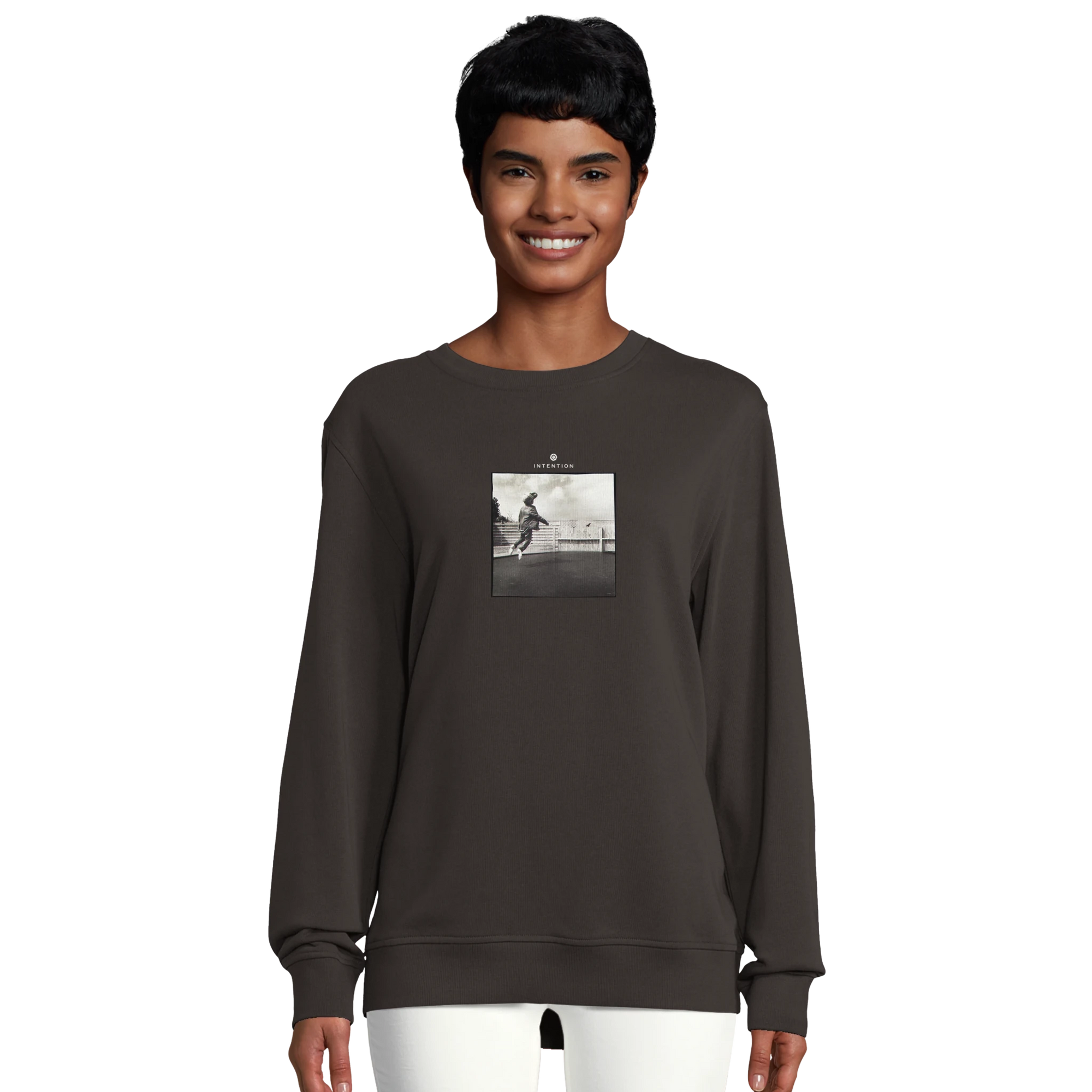 Transcendence - "Ready to Fly" Sweatshirt deep charcoal grey XS 32