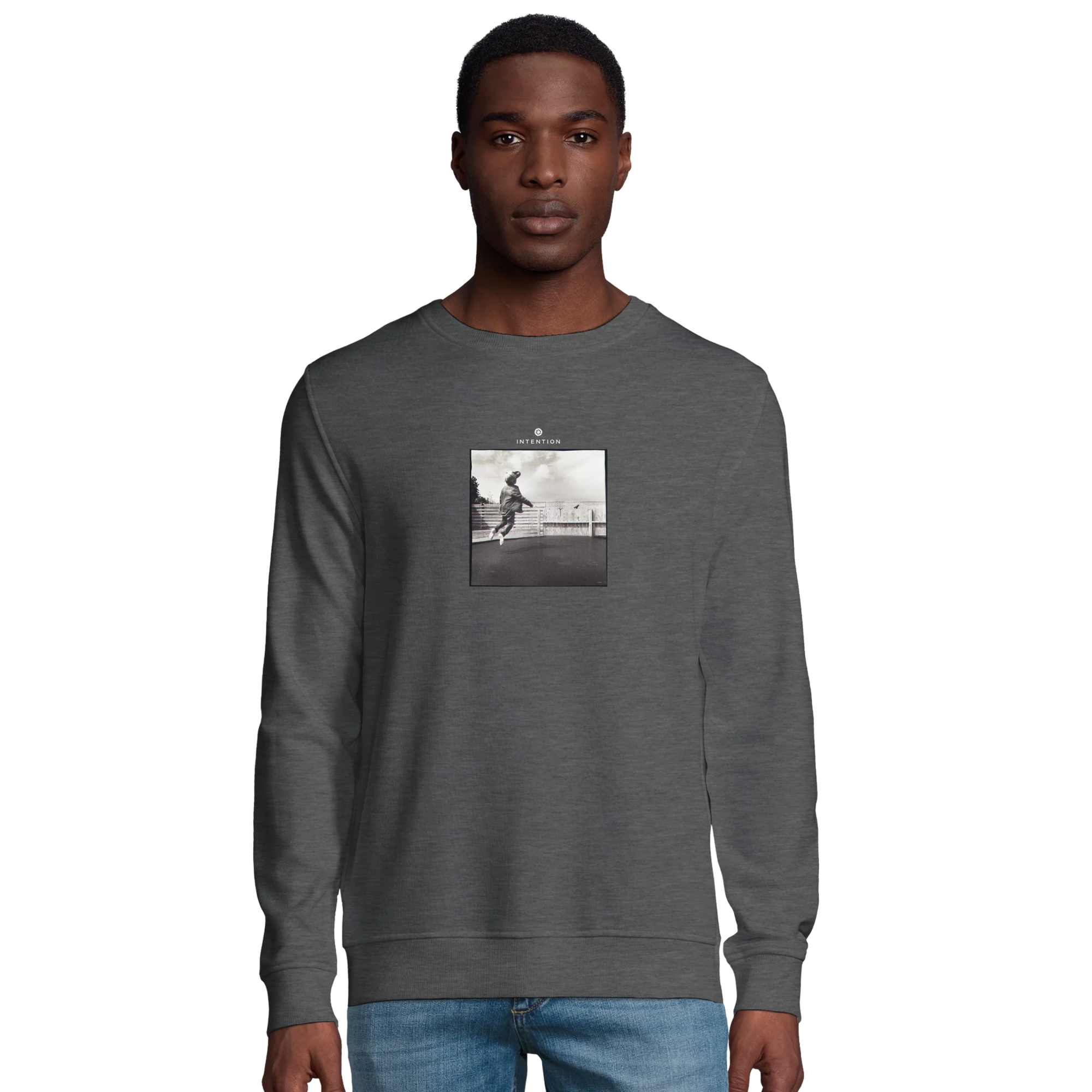 Transcendence - "Ready to Fly" Sweatshirt Grey Melange XS 12