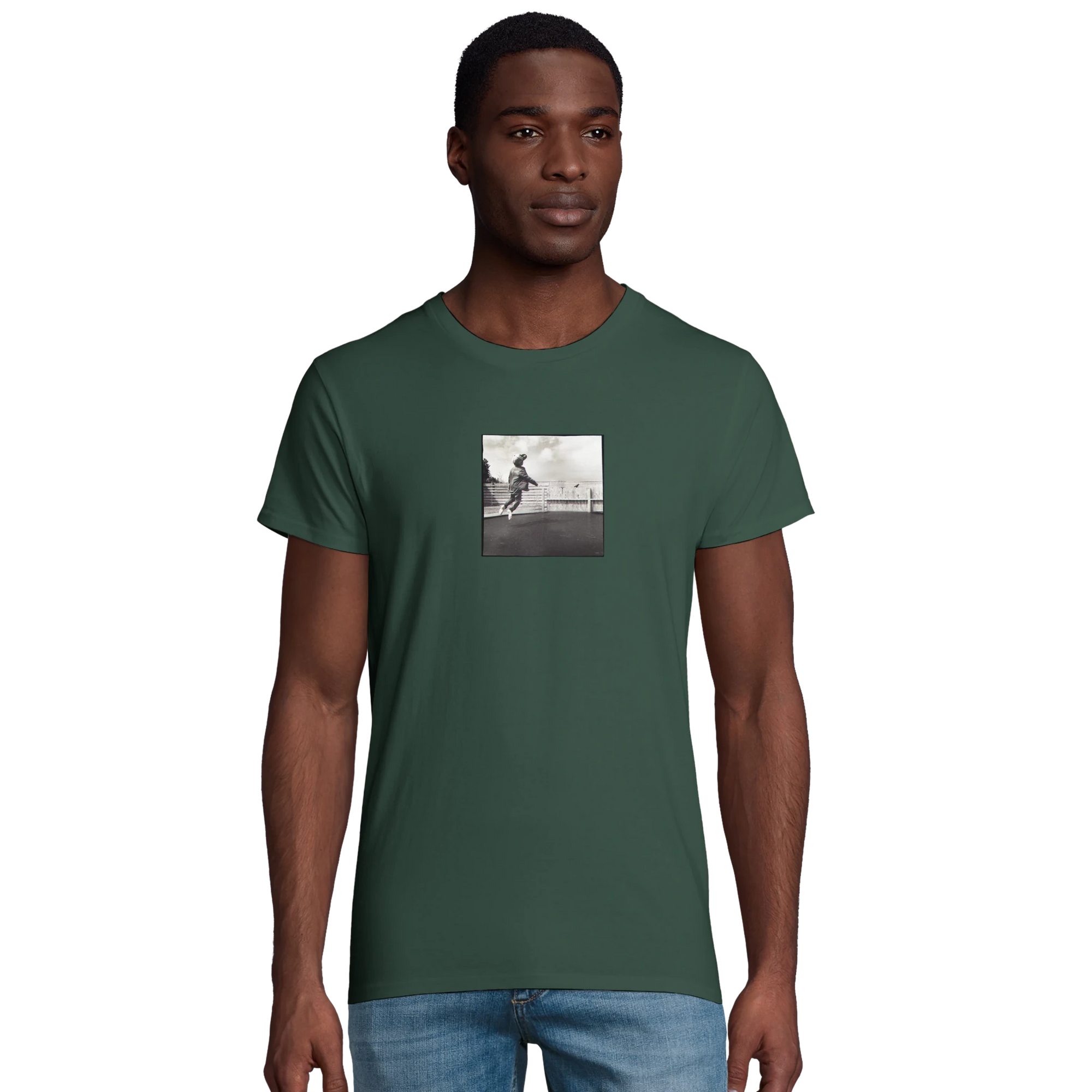 Transcendence - "Ready to Fly" T-shirt Bottle Green XS 4