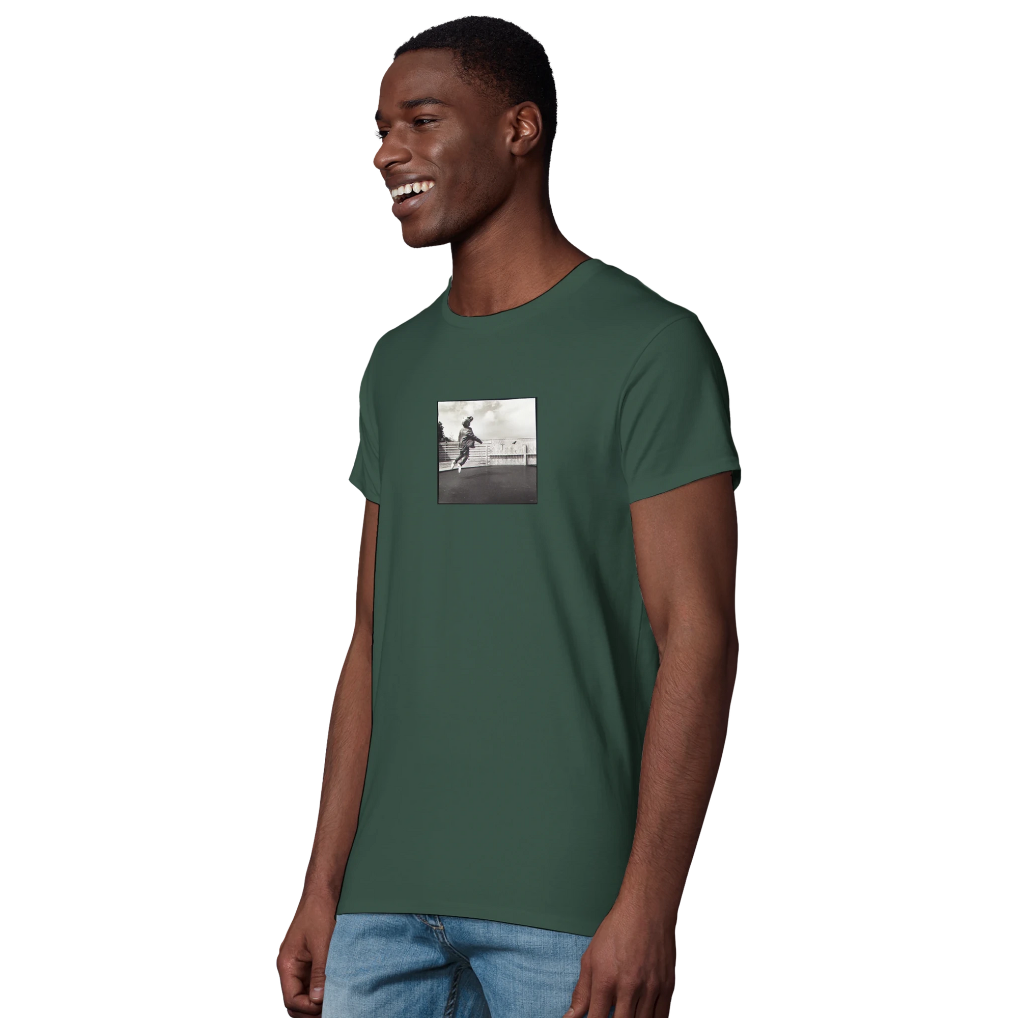 Transcendence - "Ready to Fly" T-shirt Bottle Green XS 6