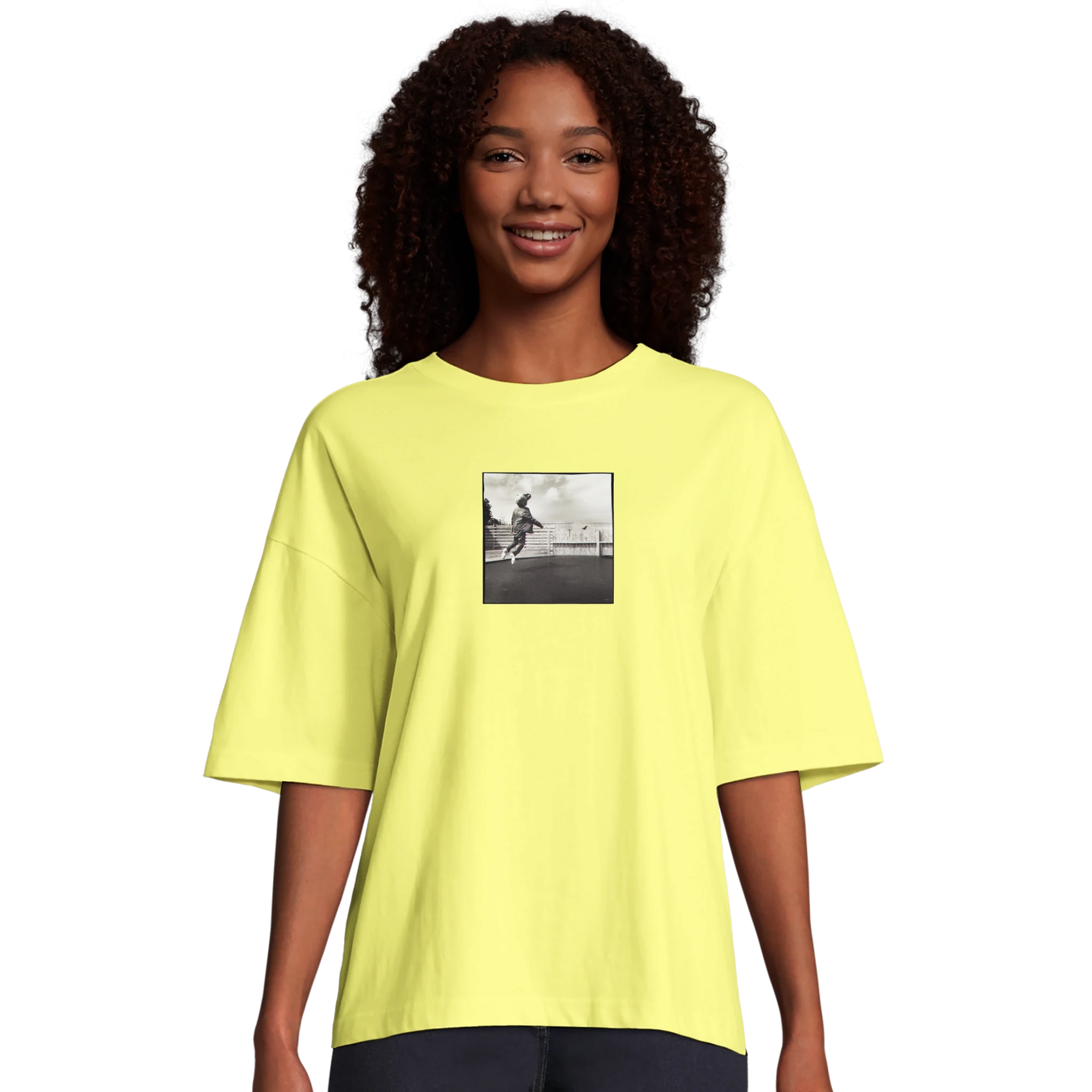Transcendence - "Ready to Fly" T-shirt Light Yellow XS 4