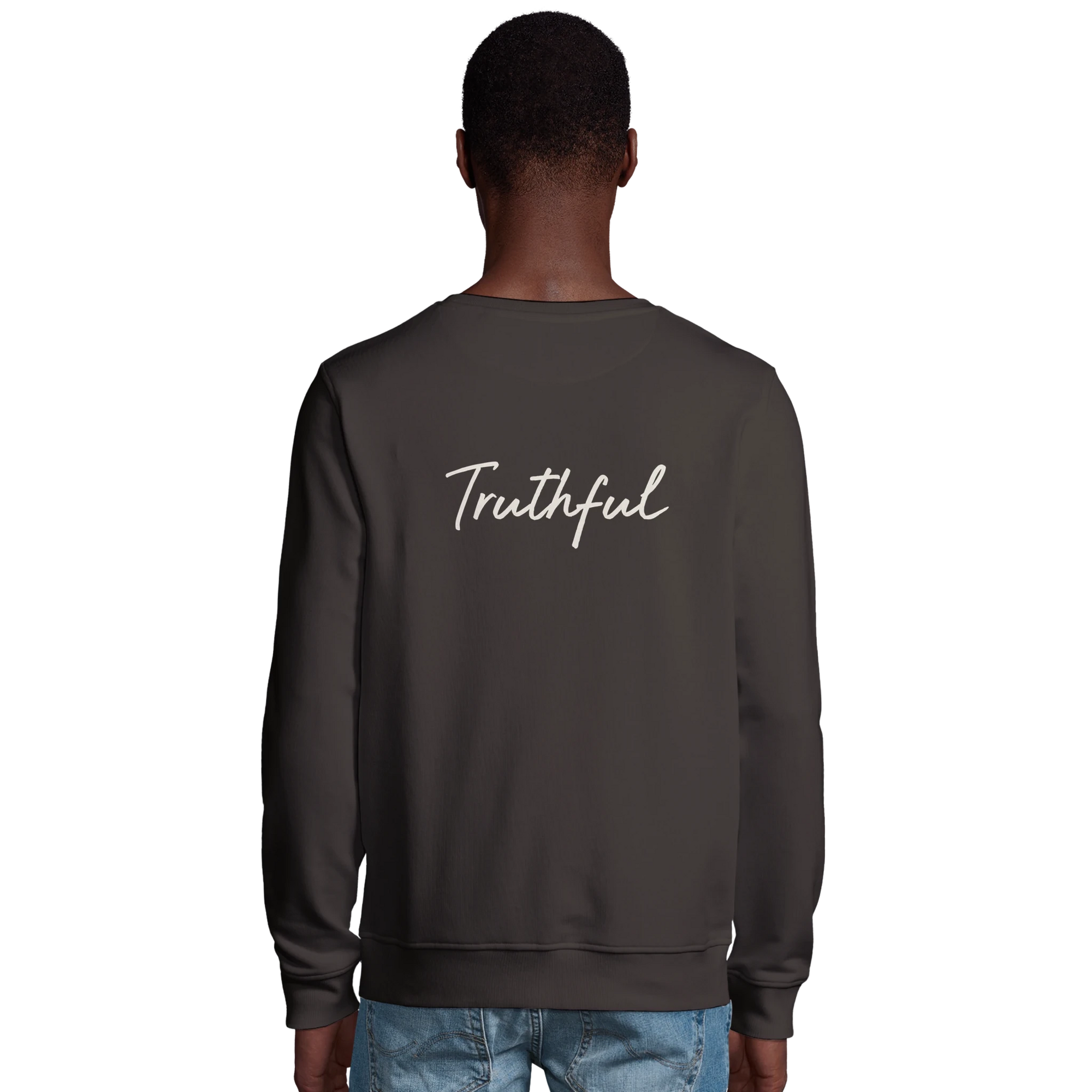 Truthful - "Have a Looksie" Sweatshirt deep charcoal grey 4