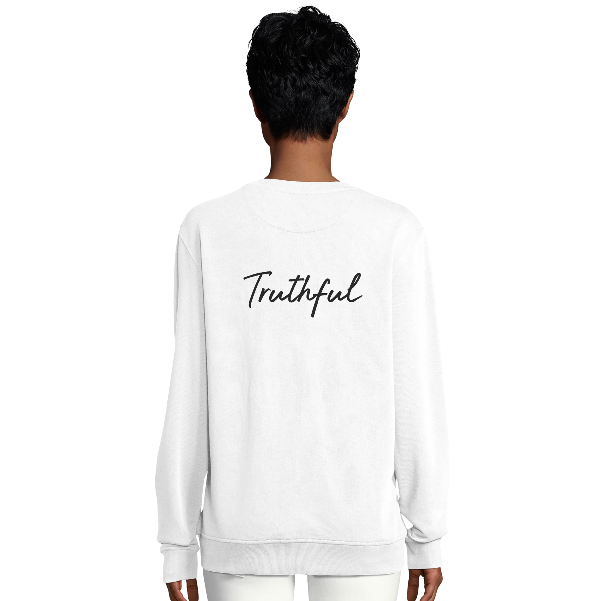 Truthful - "Have a Looksie" Sweatshirt White 6