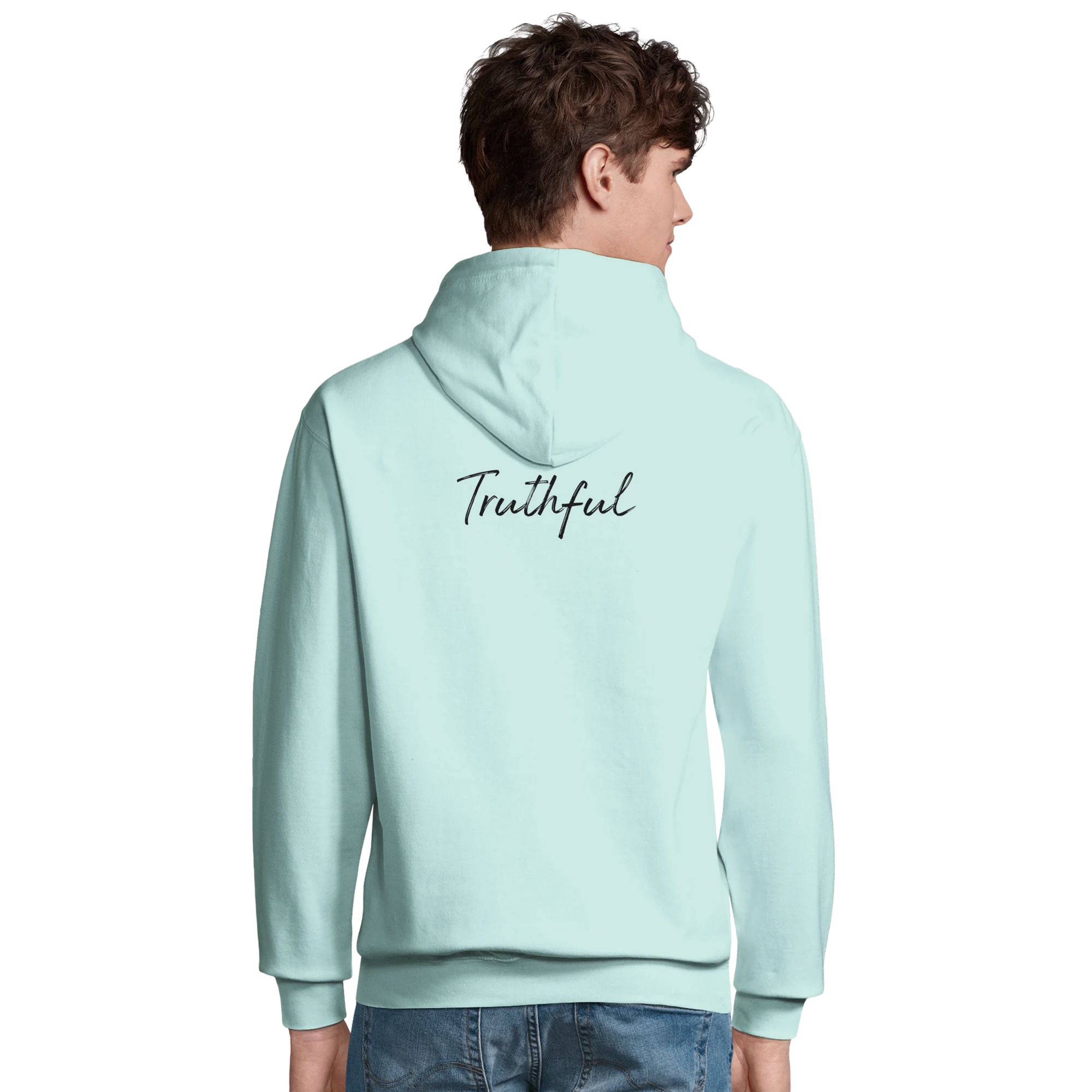 Truthful  Hoodie "Have a Looksie" blu Hoodie XS 22