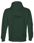 Truthful  Hoodie  "Have a Looksie"Bottle Green 45
