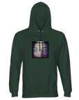 Truthful  Hoodie  "Have a Looksie"Bottle Green 44