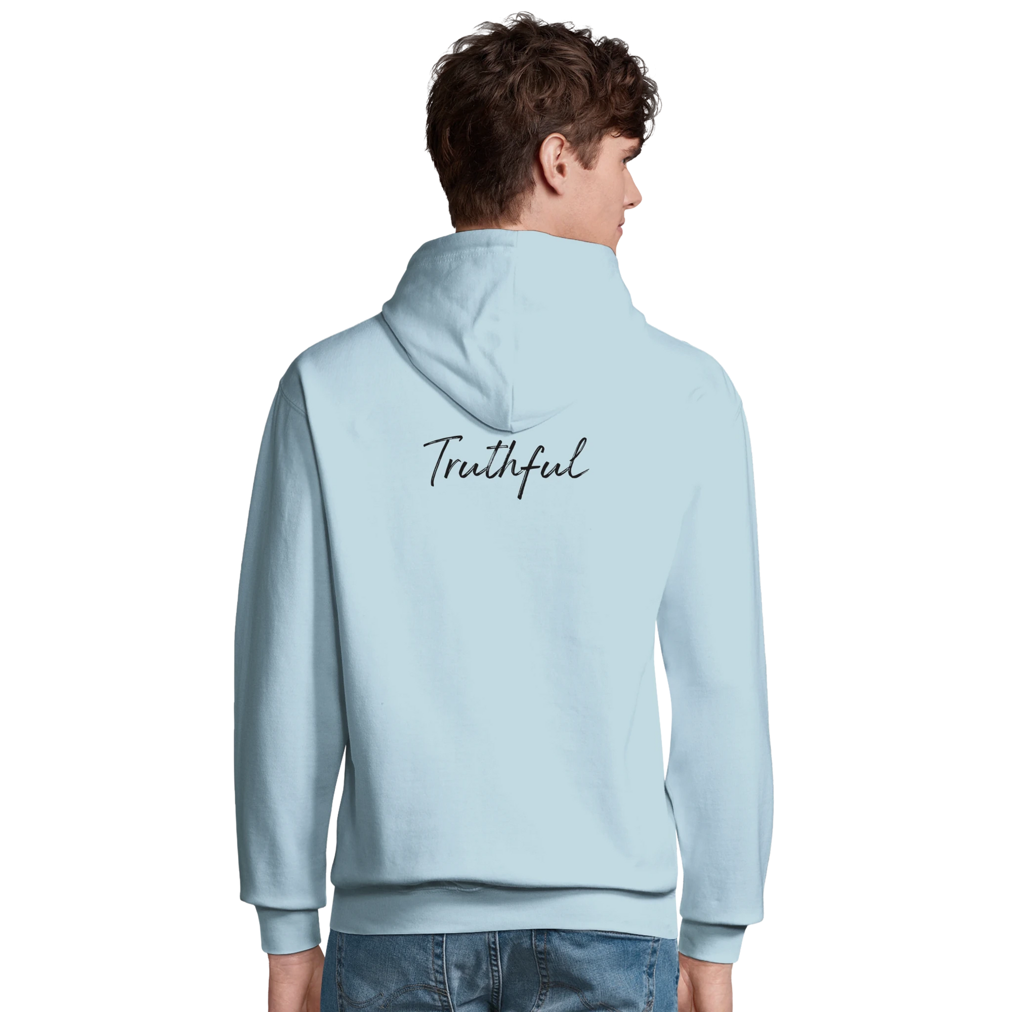 Truthful  Hoodie "Have a Looksie" blu Hoodie XS 37