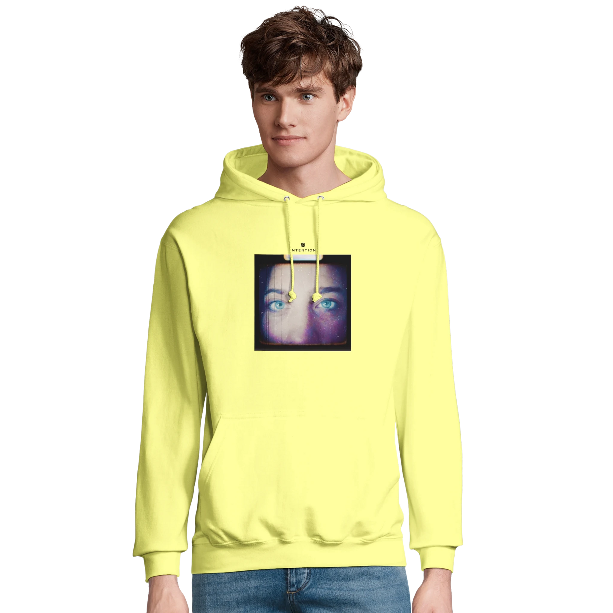 Truthful  Hoodie  "Have a Looksie"Light Yellow 11
