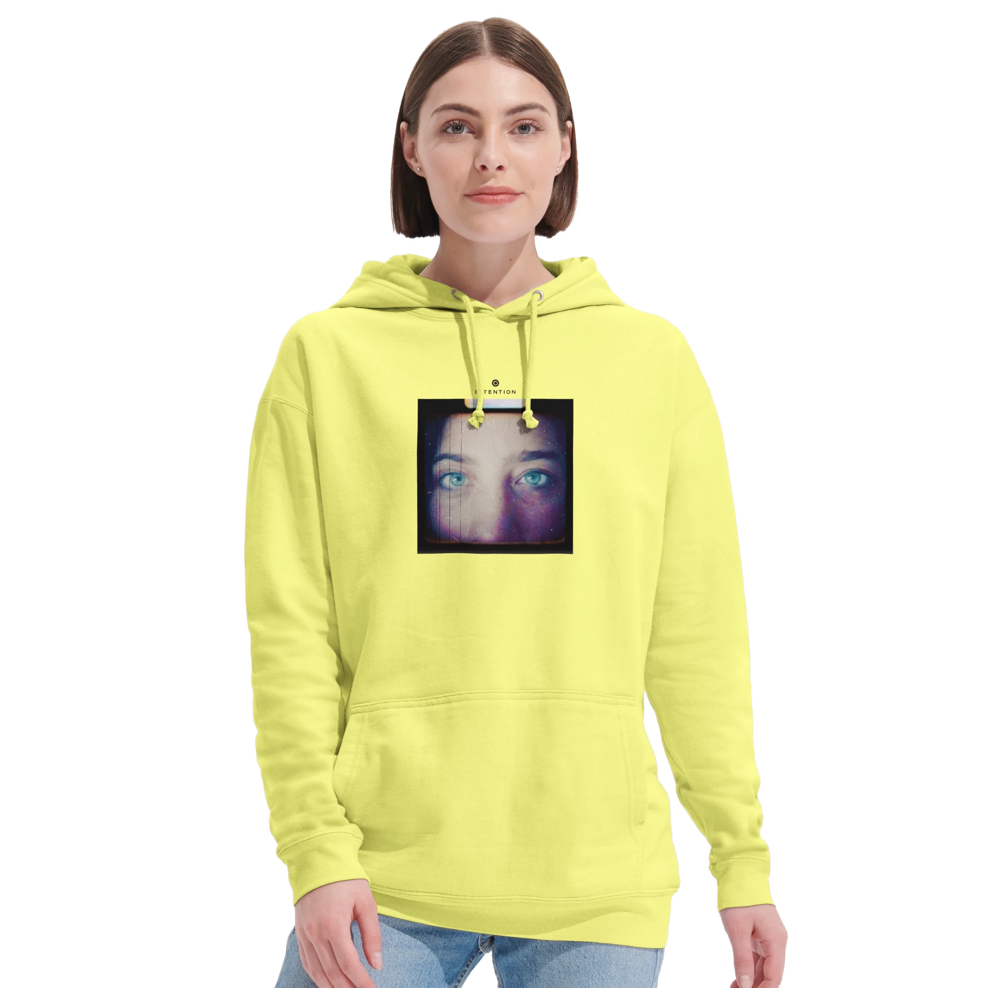 Truthful  Hoodie  "Have a Looksie"Light Yellow 13
