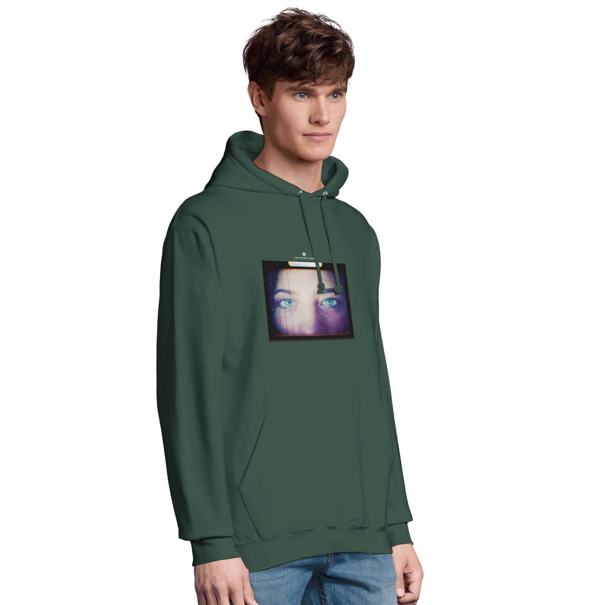 Truthful - "Have a Looksie" Hoodie Bottle Green 5