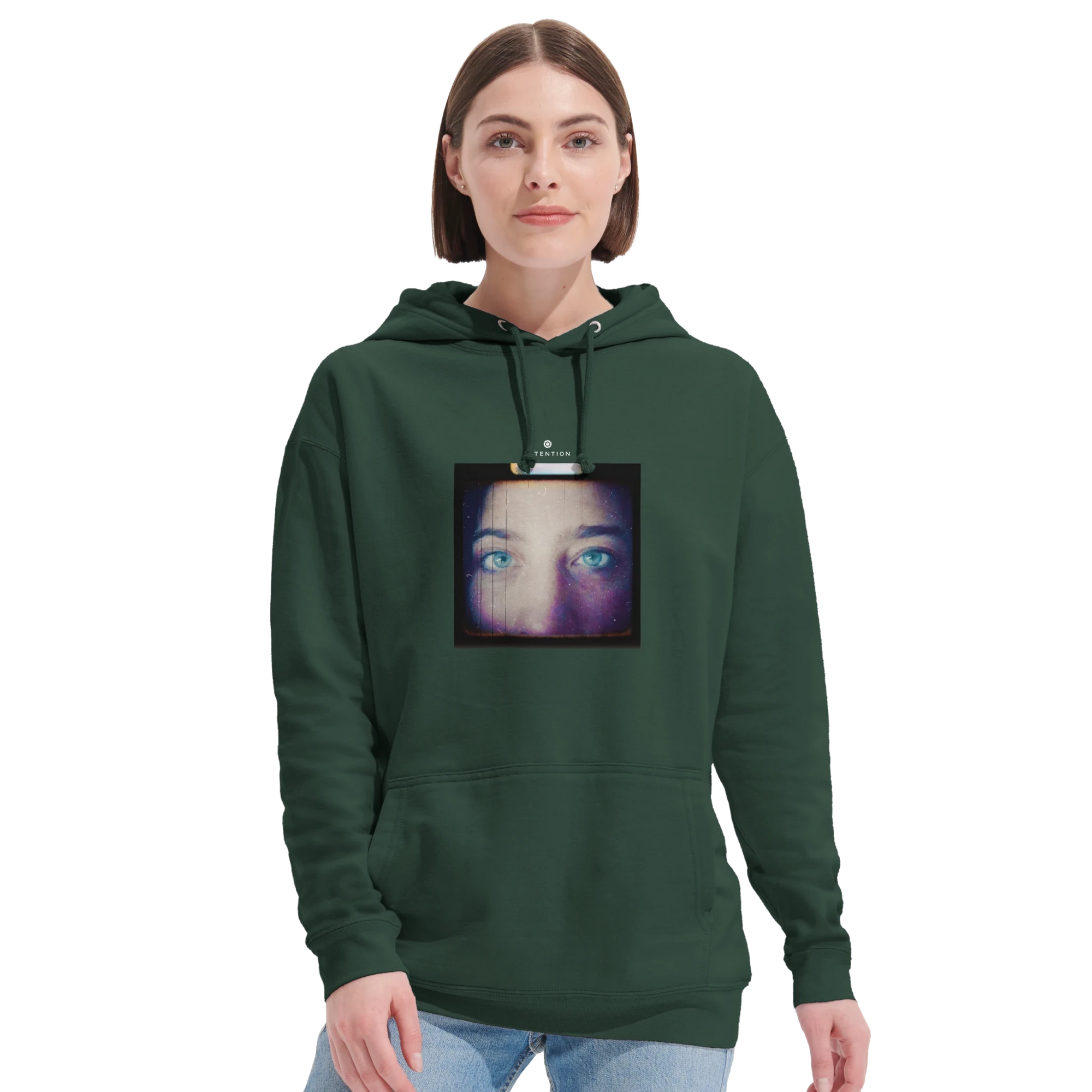 Truthful - "Have a Looksie" Hoodie Bottle Green 6