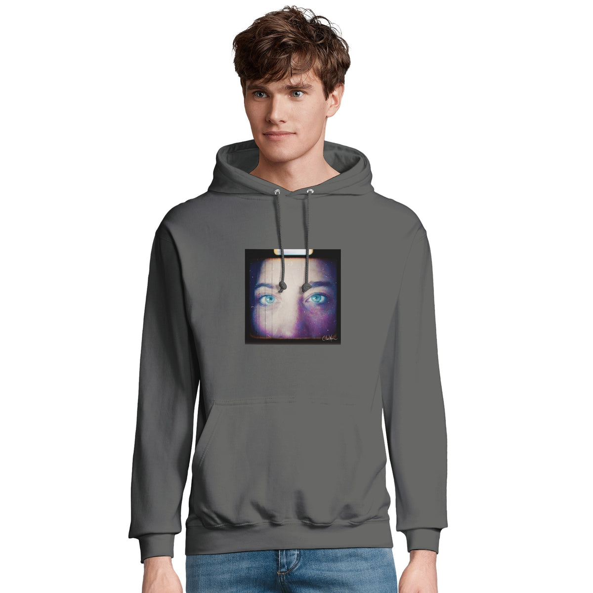 Truthful - "Have a Looksie" Hoodie charcoal melange 4