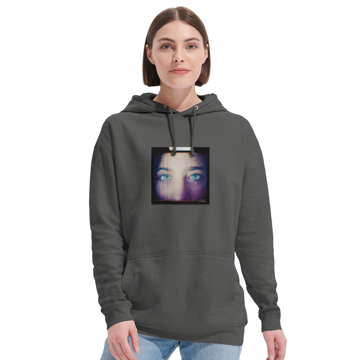 Truthful - "Have a Looksie" Hoodie charcoal melange 6