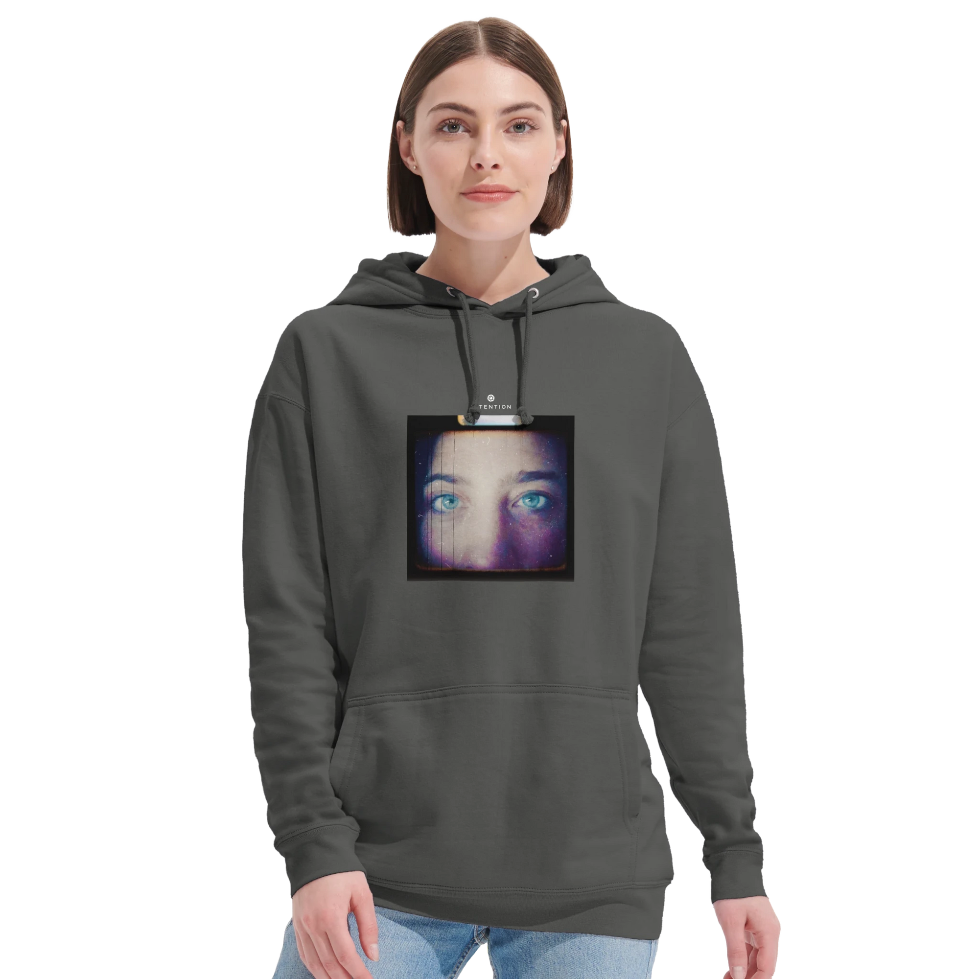 Truthful - "Have a Looksie" Hoodie charcoal melange 6