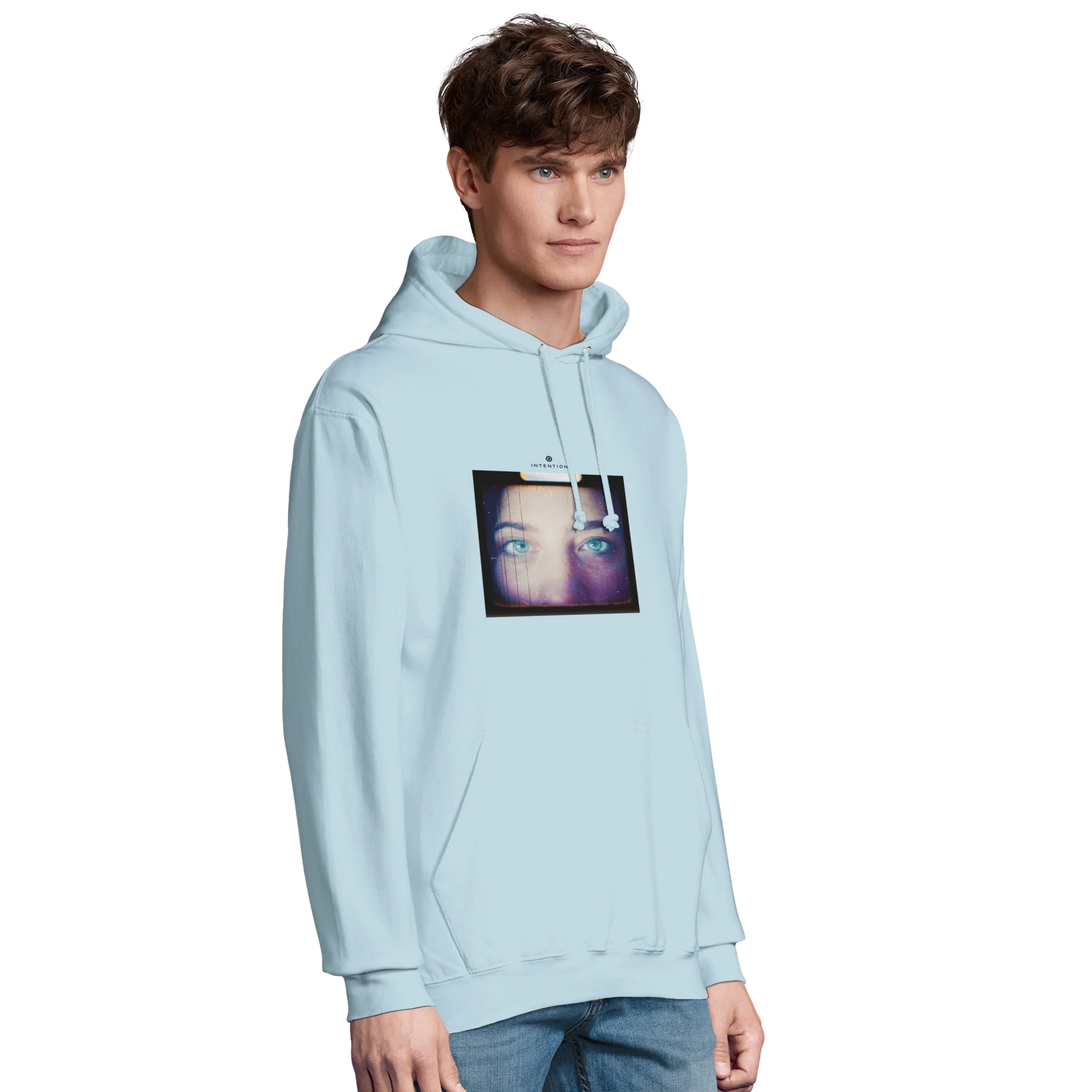 Truthful - "Have a Looksie" Hoodie creamy blue 5