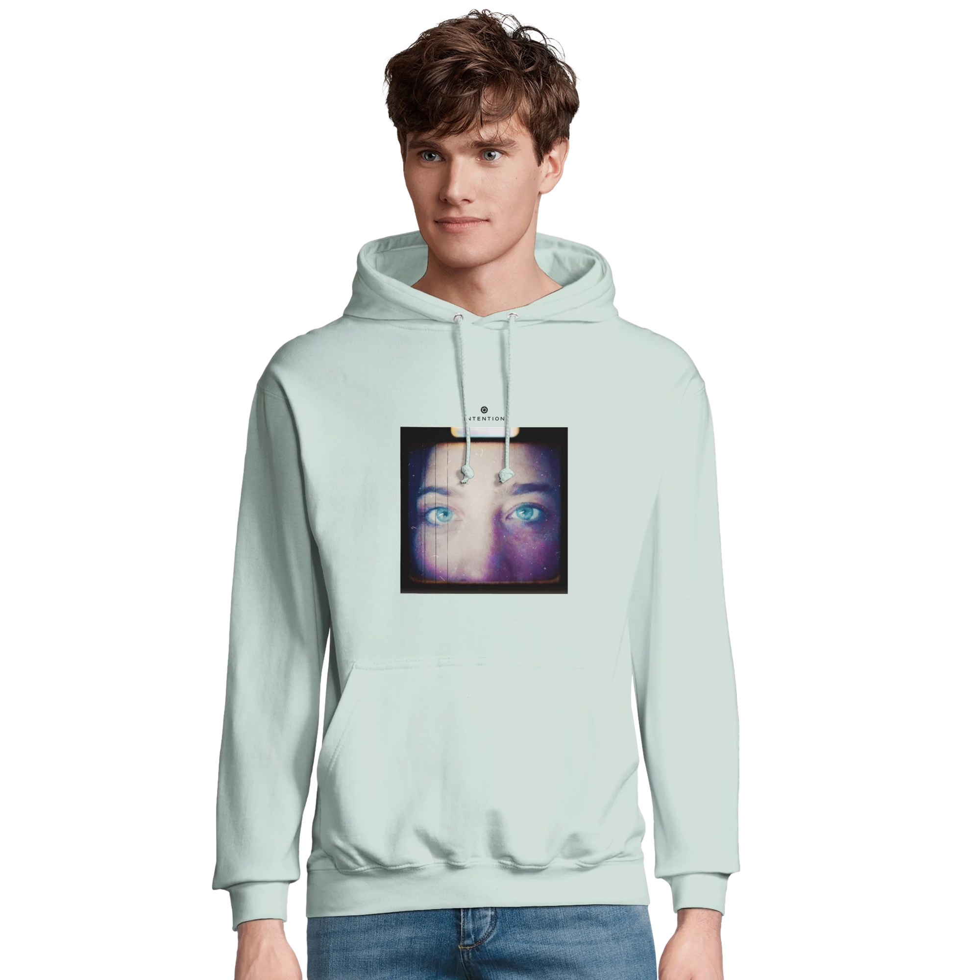 Truthful - "Have a Looksie" Hoodie creamy green 3