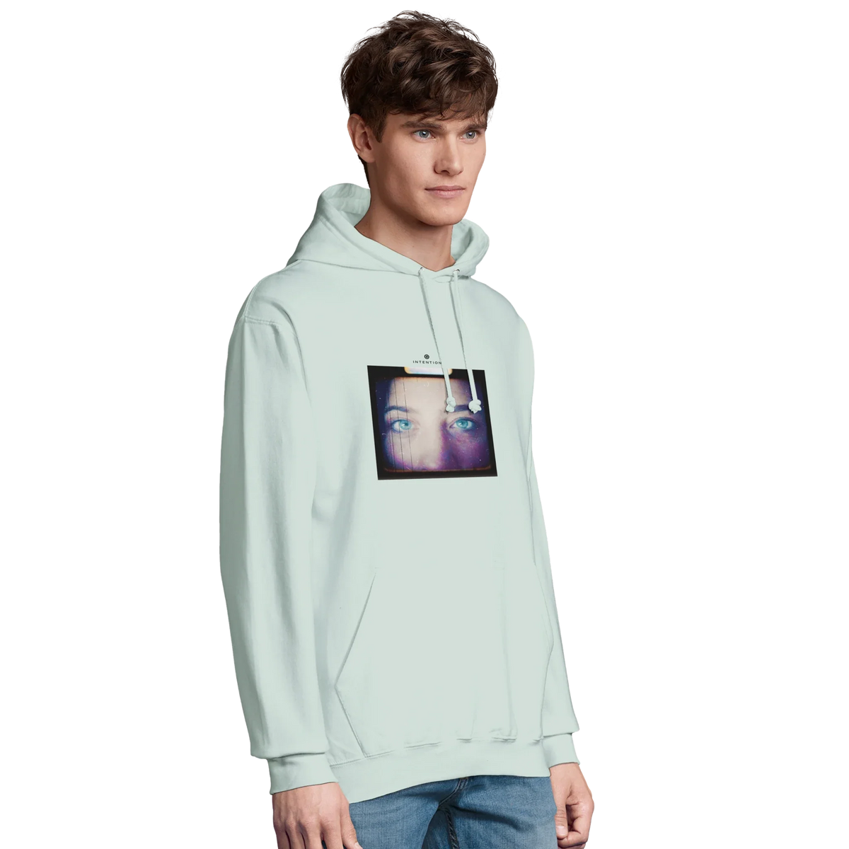 Truthful - "Have a Looksie" Hoodie creamy green 5
