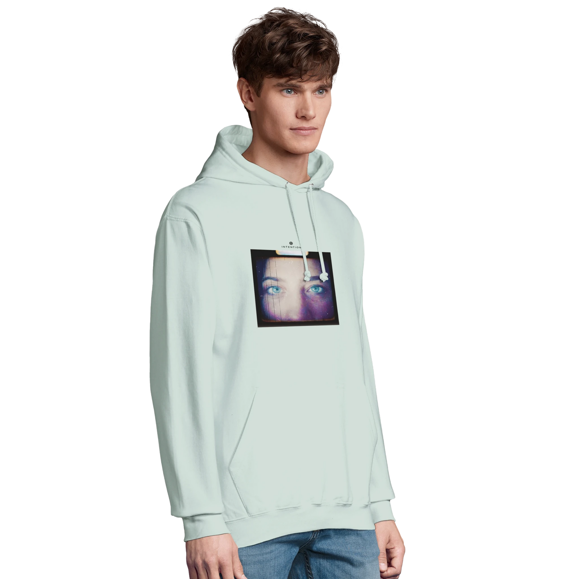 Truthful - "Have a Looksie" Hoodie creamy green 5