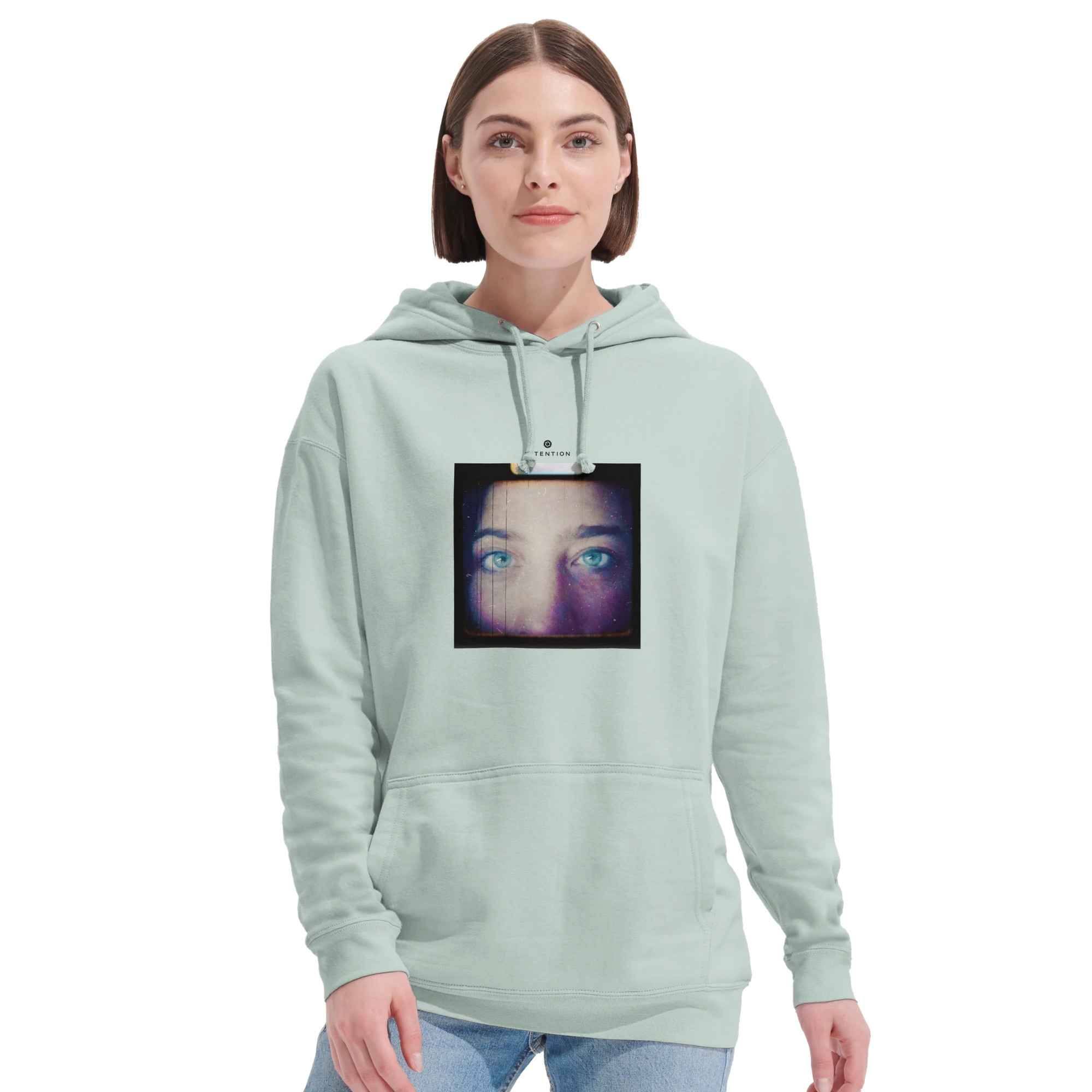 Truthful - "Have a Looksie" Hoodie creamy green 6