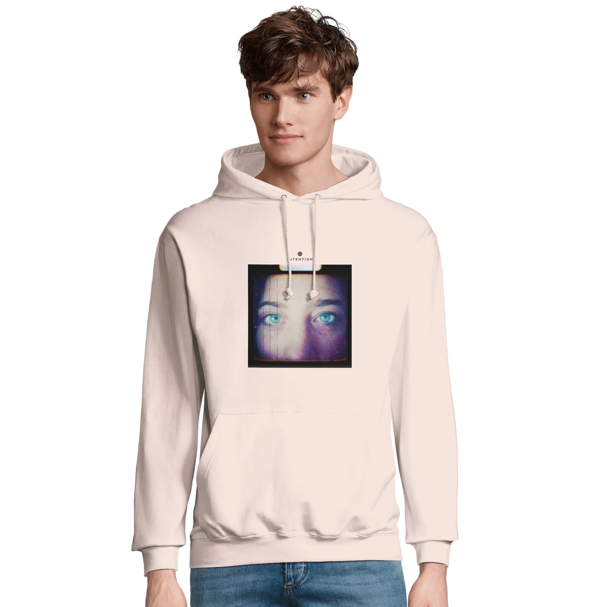Truthful - "Have a Looksie" Hoodie creamy pink 3