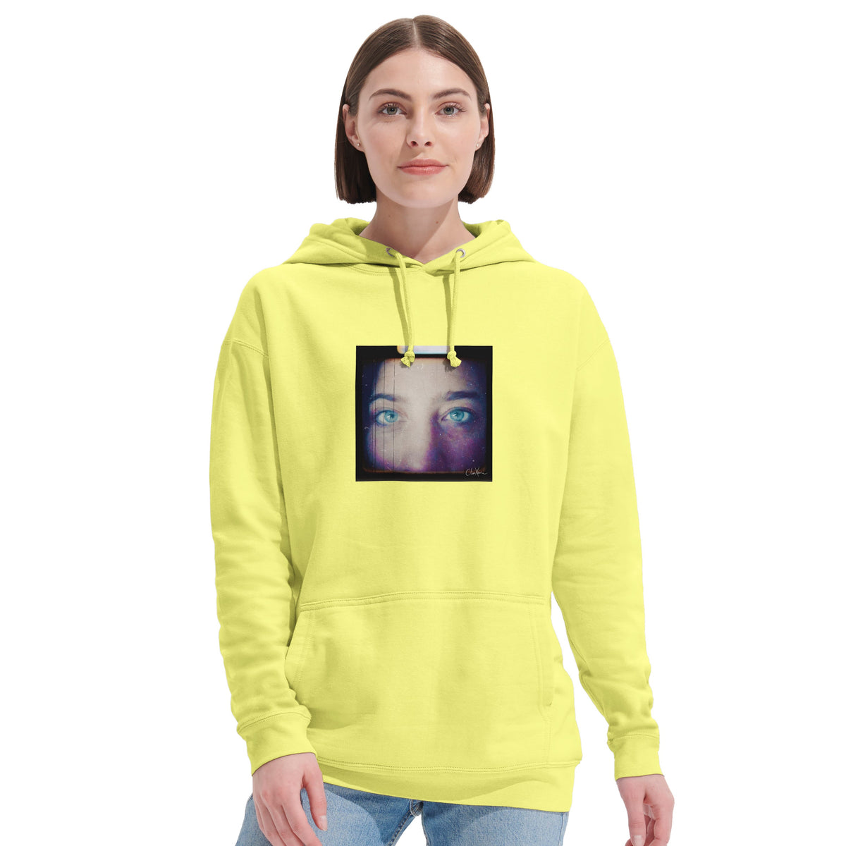 Truthful - "Have a Looksie" Hoodie Light Yellow 6