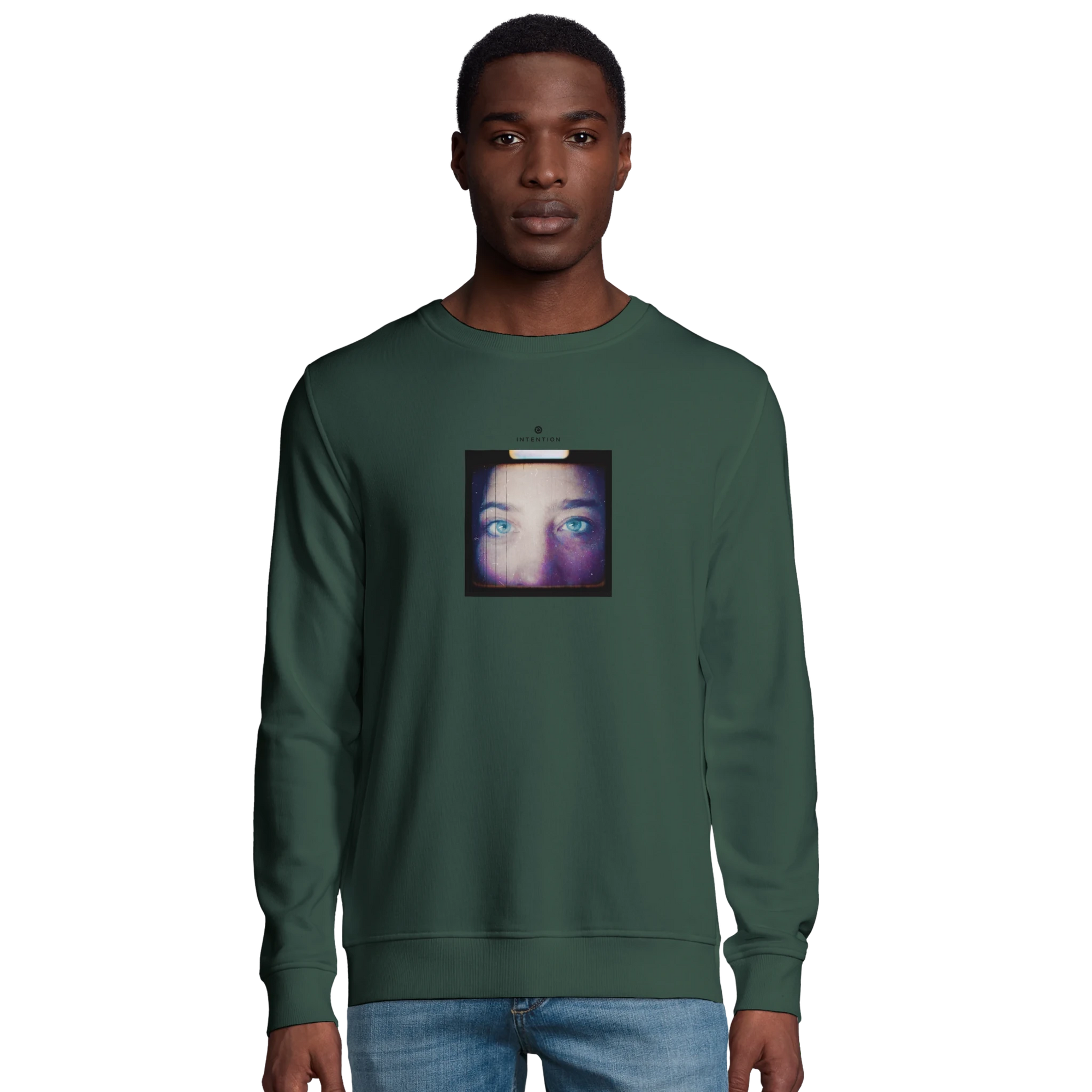 Truthful - "Have a Looksie" Sweatshirt Bottle Green XS 24