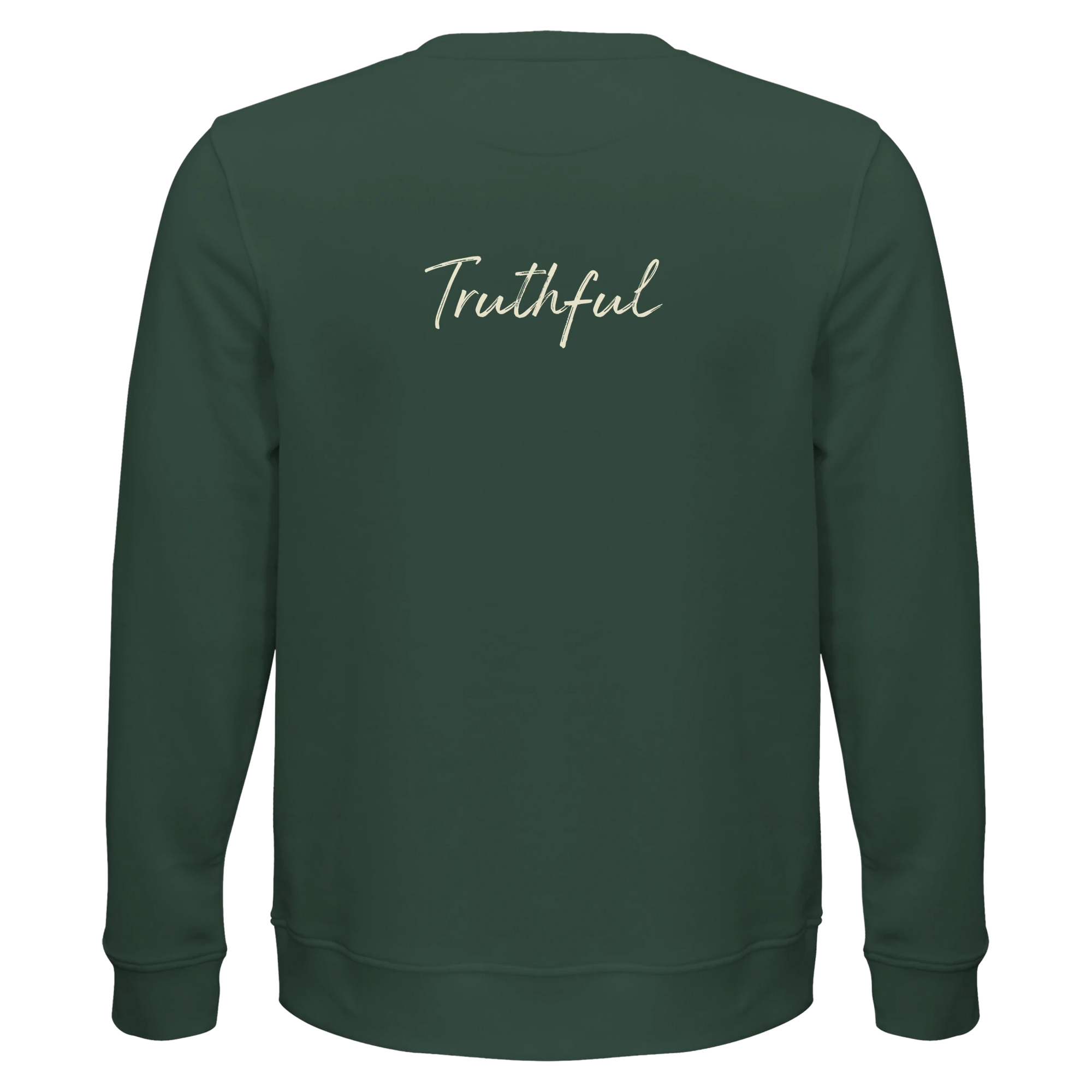 Truthful - "Have a Looksie" Sweatshirt Bottle Green XS 23