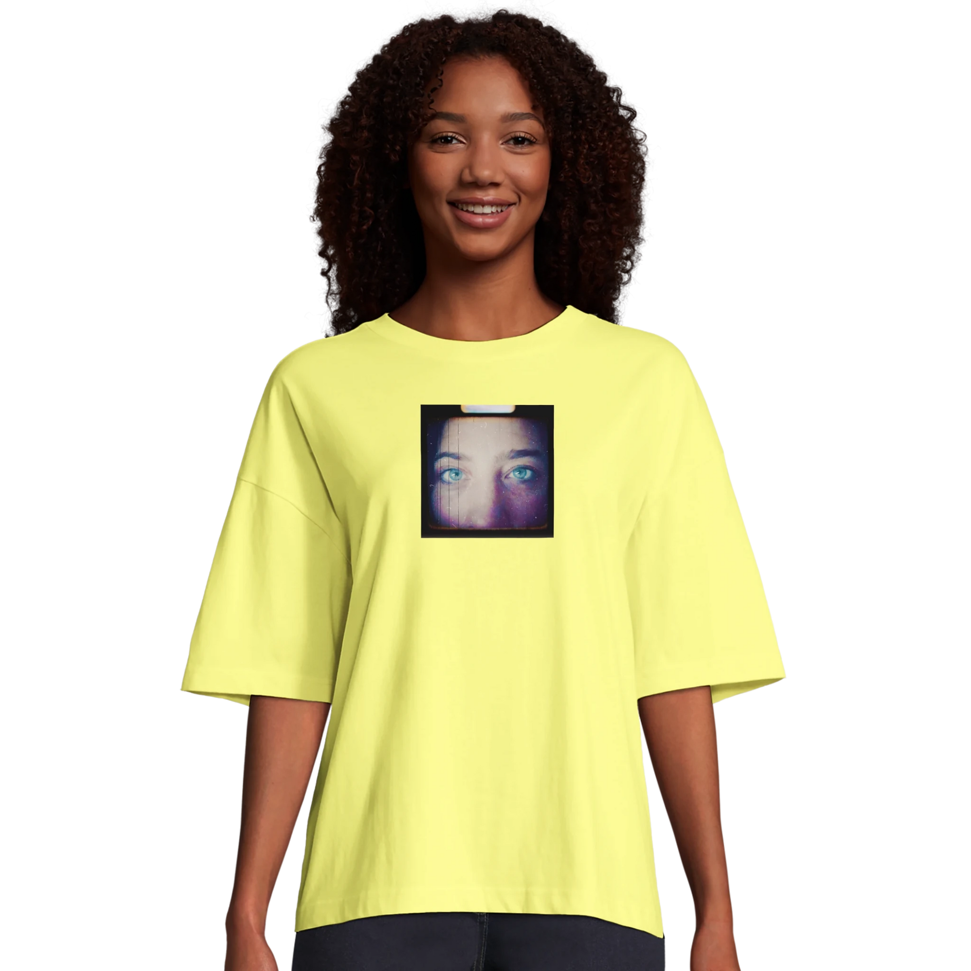 Truthful - "Have a Looksie" T-shirt Light Yellow XS 12