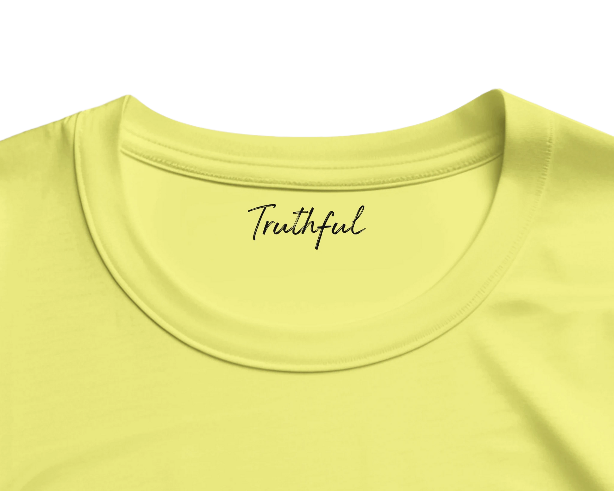 Truthful - "Have a Looksie" T-shirt Light Yellow XS 10