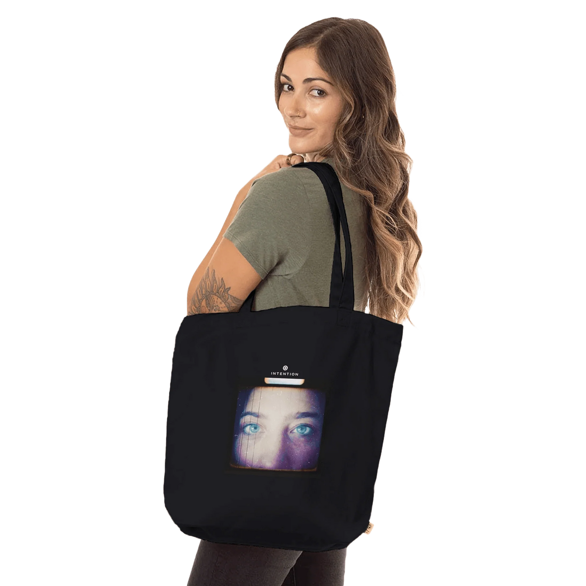 Truthful - "Have A Looksie" Tote Bag Black 4