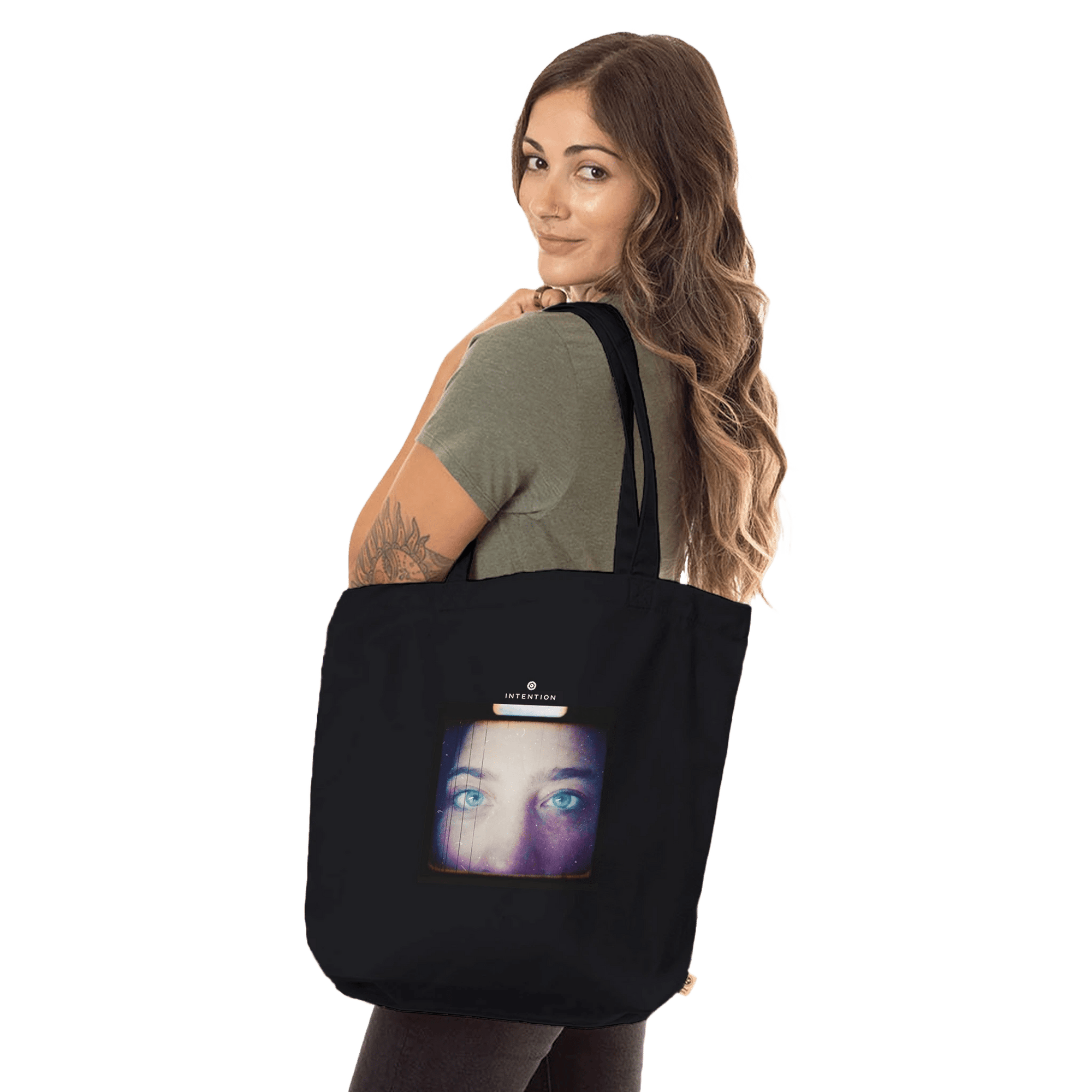 Truthful - "Have A Looksie" Tote Bag Black 4